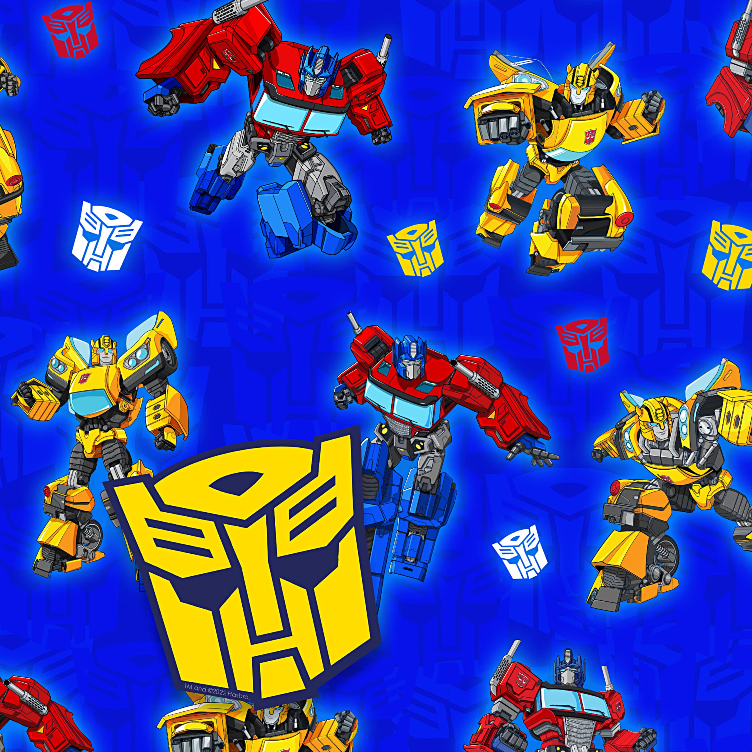 Danilo Promotions LTD Transformers Gift Wrapping Paper - 2 Sheets | 70cm x 50cm Each | Multi Color 2