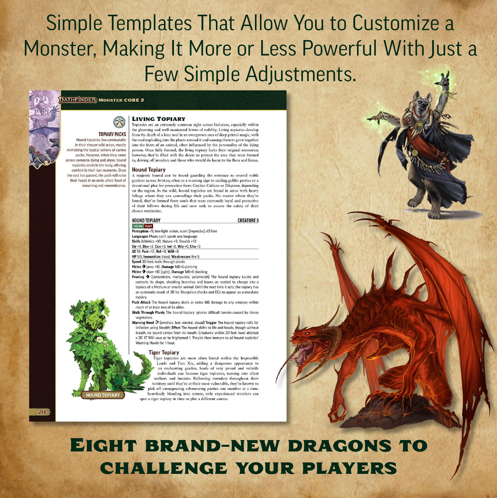 Paizo Pathfinder Monster Core 2 (Pathfinder Second Edition) | 278 Pages, Paperback 6