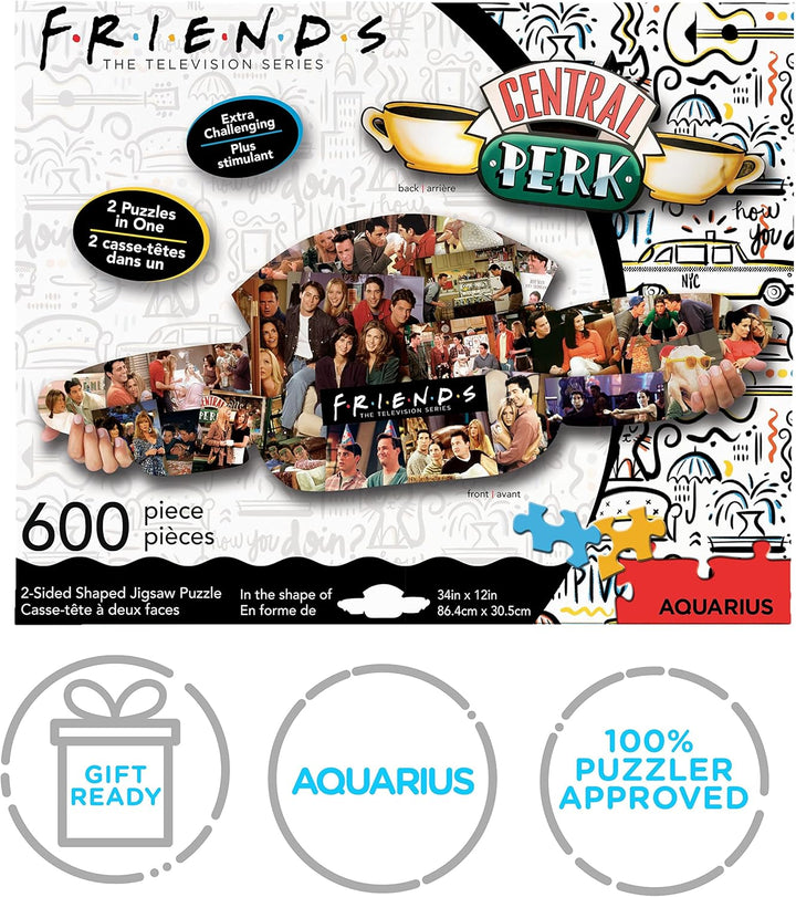 Aquarius Friends Central Perk - Double-Sided 600-Piece Jigsaw Puzzle (75029)