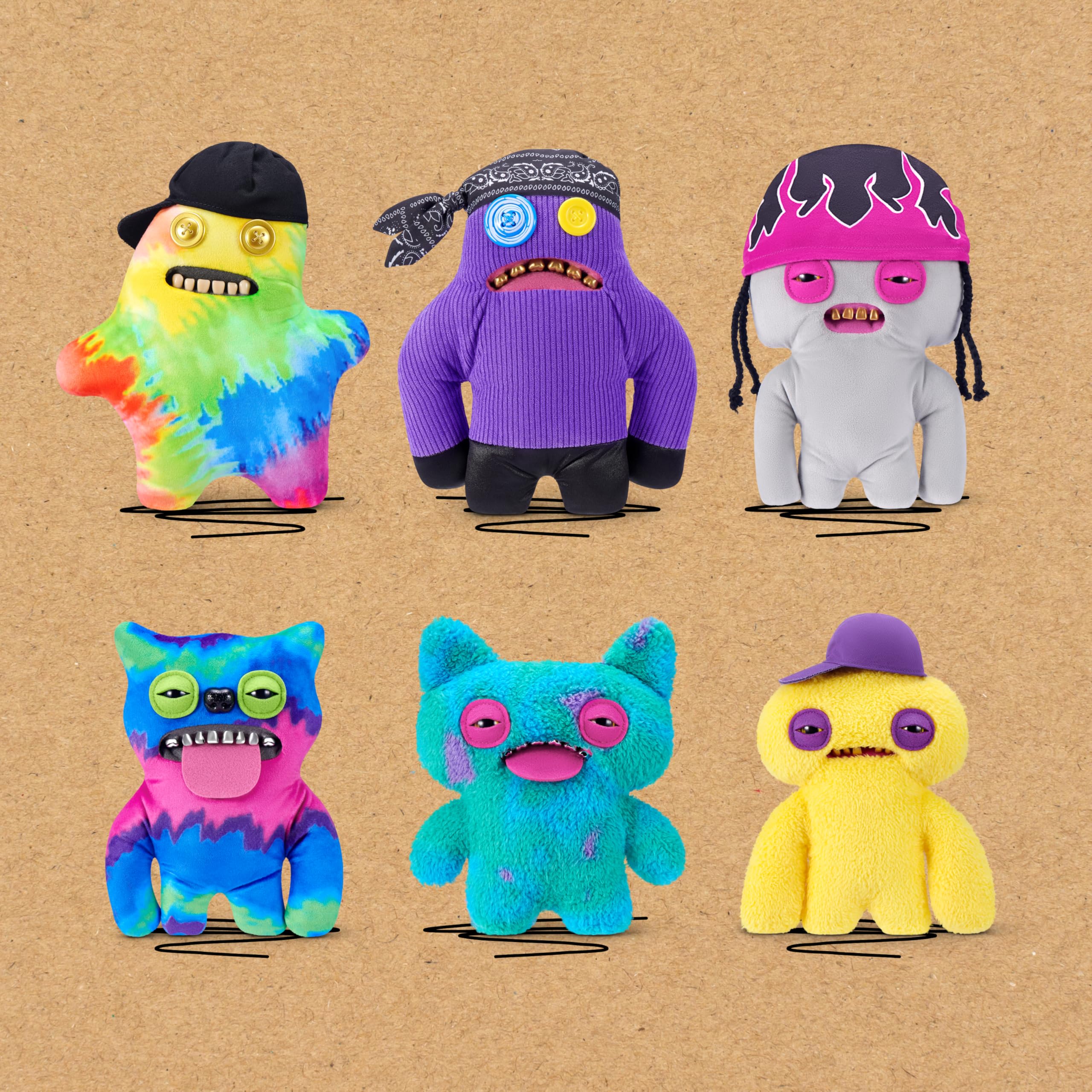 Fuggler Fugg Life 9-Inch Plush Toy (Sasquoosh) by ZURU – Funny Ugly Monster 9