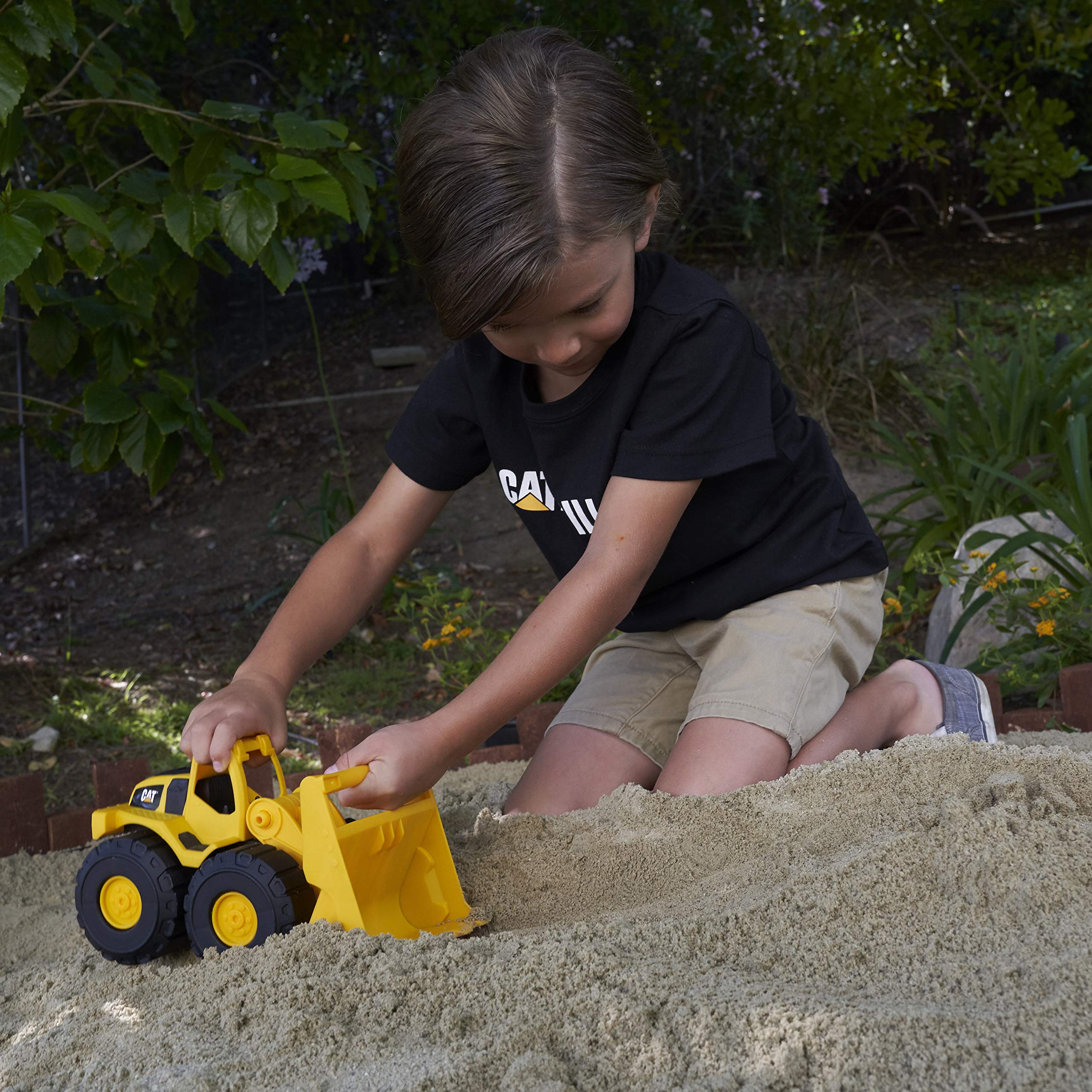 CAT Front Loader Toy - 10 Inch, Yellow, Ages 2-6 | Kid-Powered Mobility 5