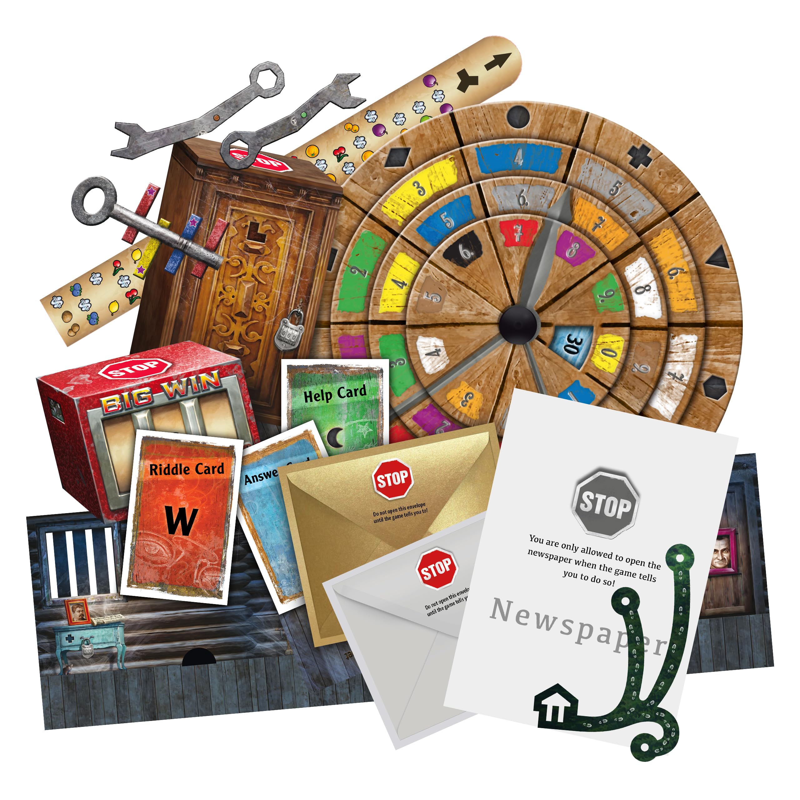 Thames & Kosmos EXIT: The Return to the Abandoned Cabin - Escape Room Card Game | 1-4 Players | Ages 12+ | 1-2 Hours Playtime