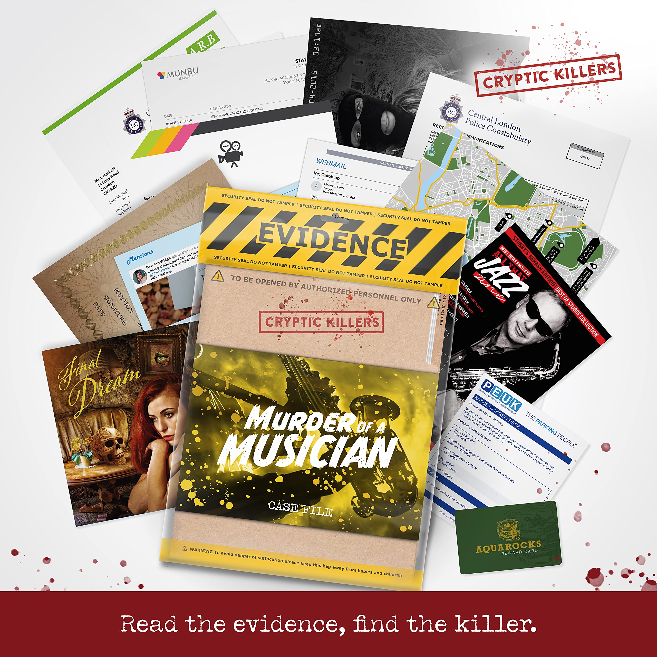 Cryptic Killers Unsolved Murder Mystery Game - Cold Case Files Investigation | 3.5 Hours Playtime | Difficulty 4.5/5 6