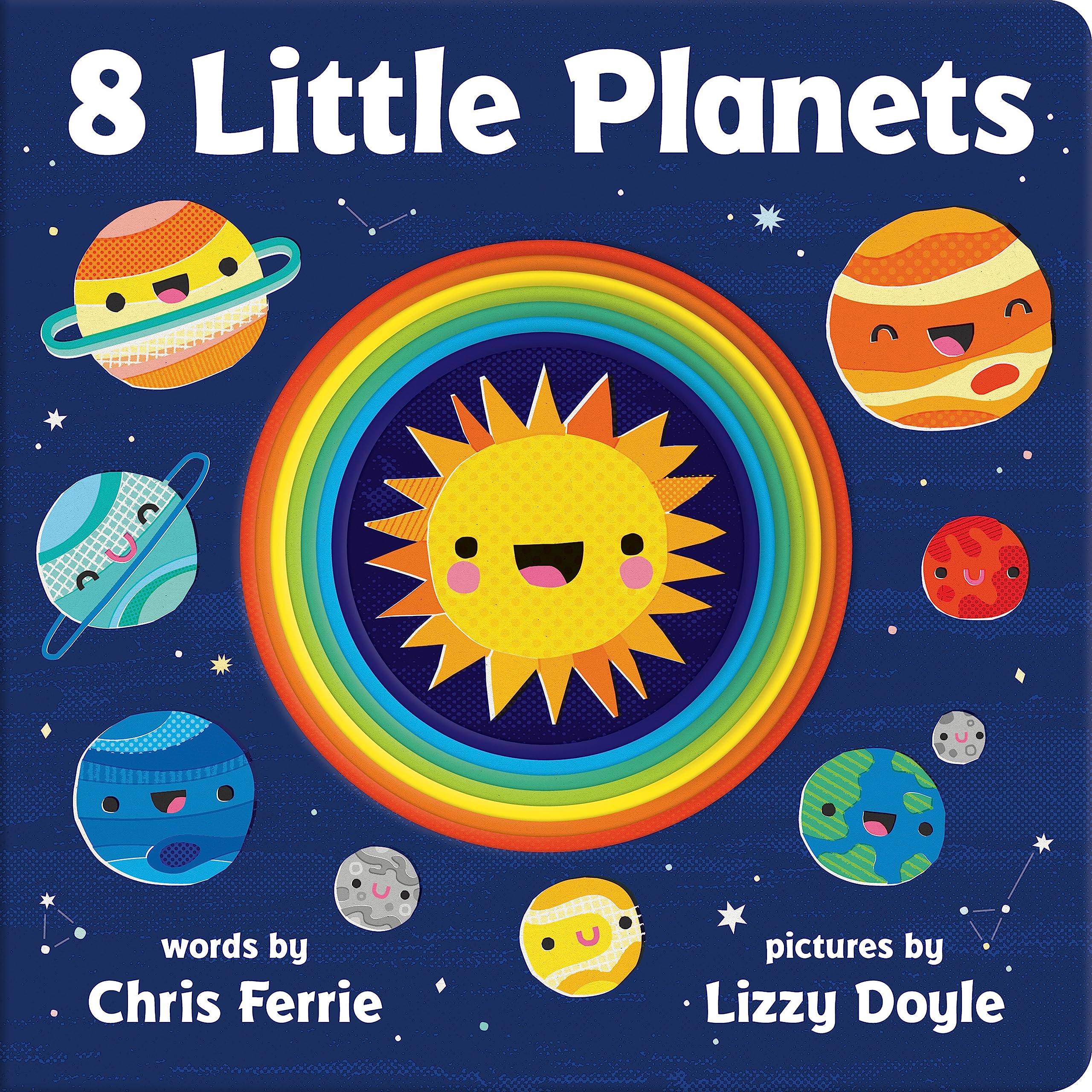 Sourcebooks Explore 8 Little Planets: 1 Board Book by Chris Ferrie | Ages 1-3