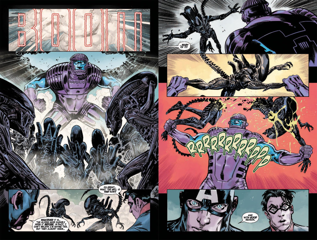 Marvel Alien vs. Captain America: 1 - Paperback, 112 Pages