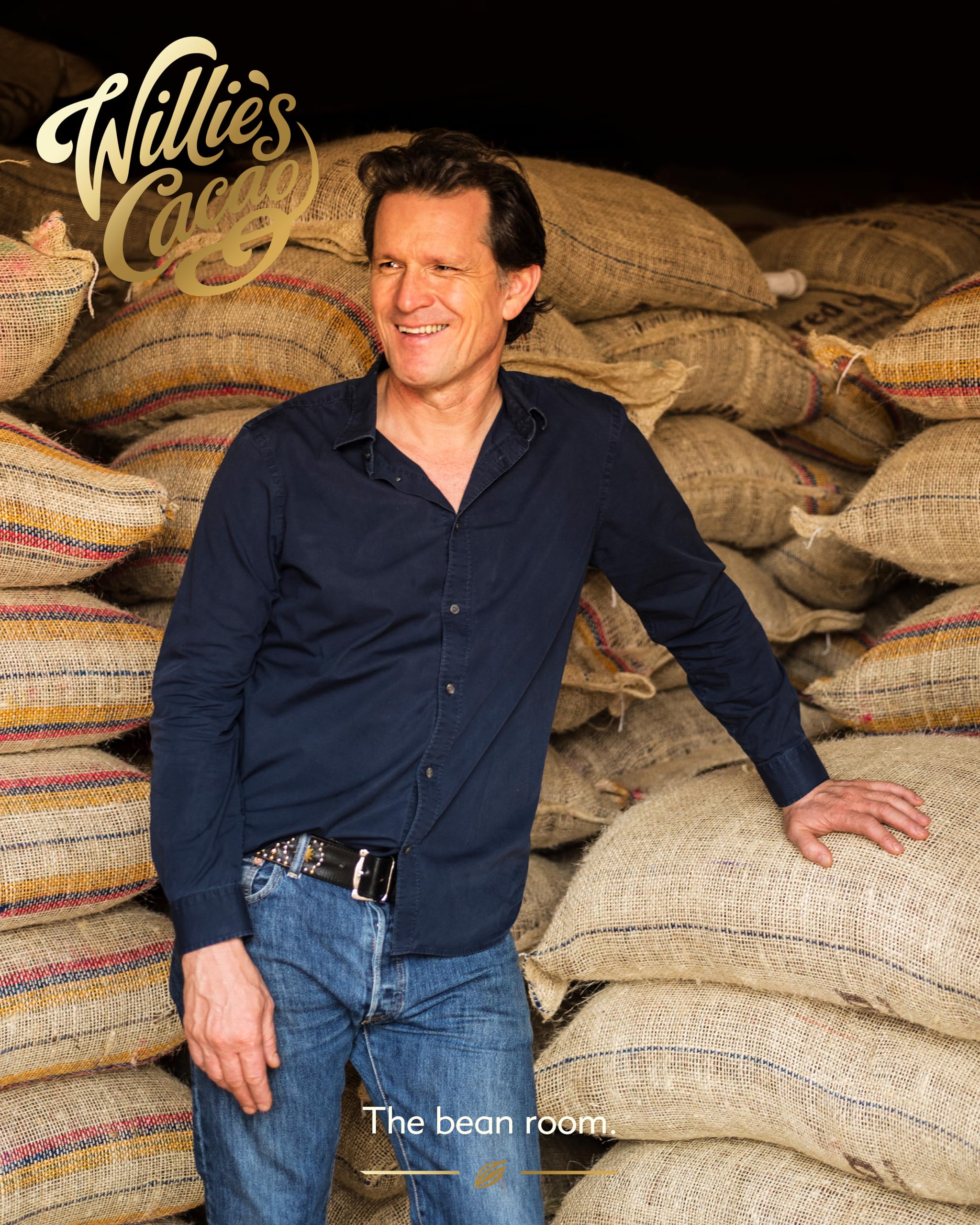 Willie's Cacao - 100% Cocoa with Hazelnut & Raisin - No Added Sugar Chocolate Bar 11