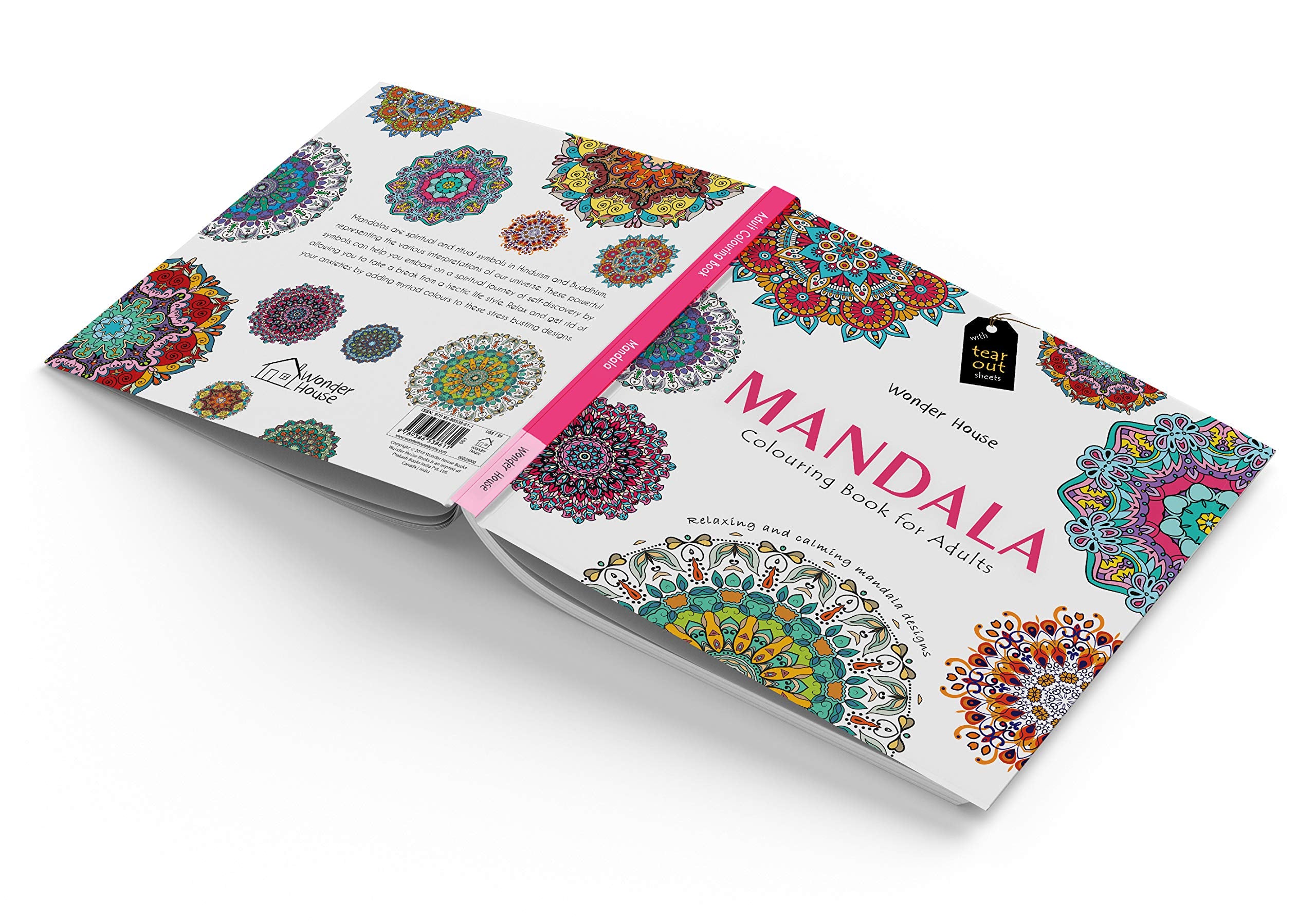 Wonder House Mandala Coloring Book - Adult Relaxation | Paperback | 64 Pages 2