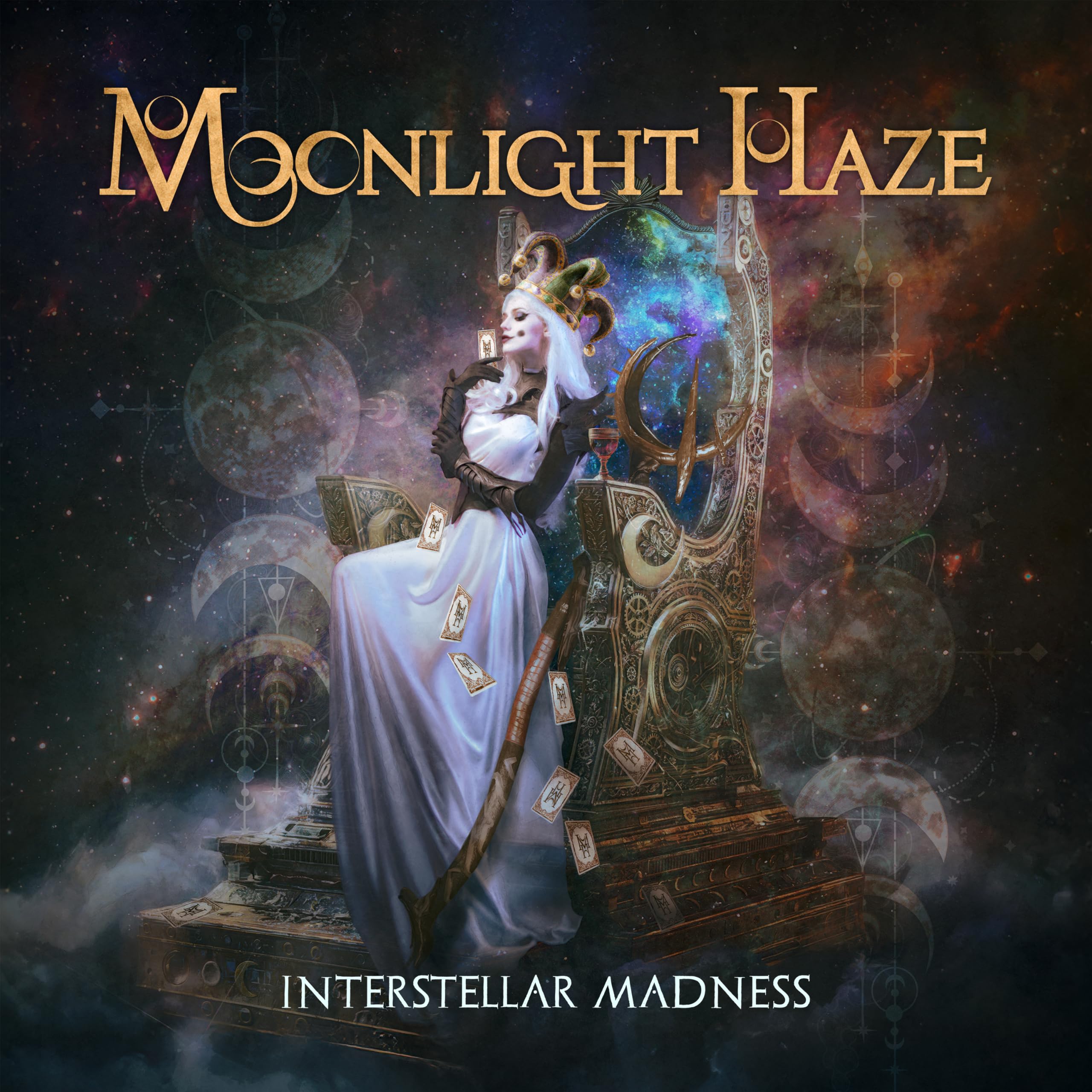 MOONLIGHT HAZE - INTERSTELLAR MADNESS [Marbled Burgundy Vinyl] 1