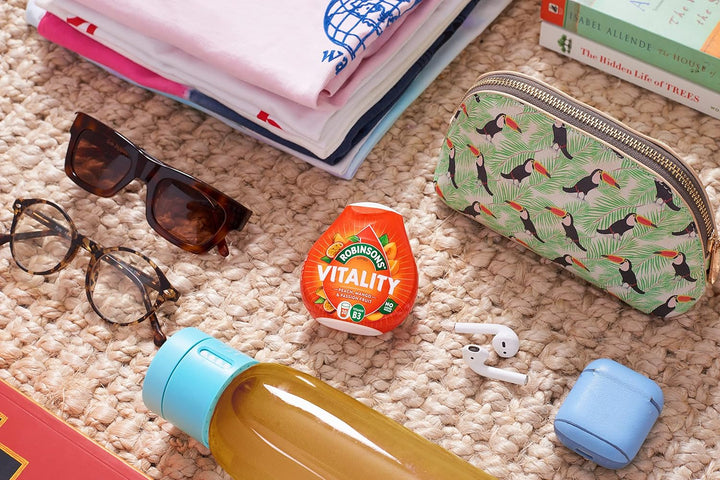 Robinsons Vitality Peach, Mango & Passion Fruit with Vitamin B3 Real Fruit Juice Concentrate