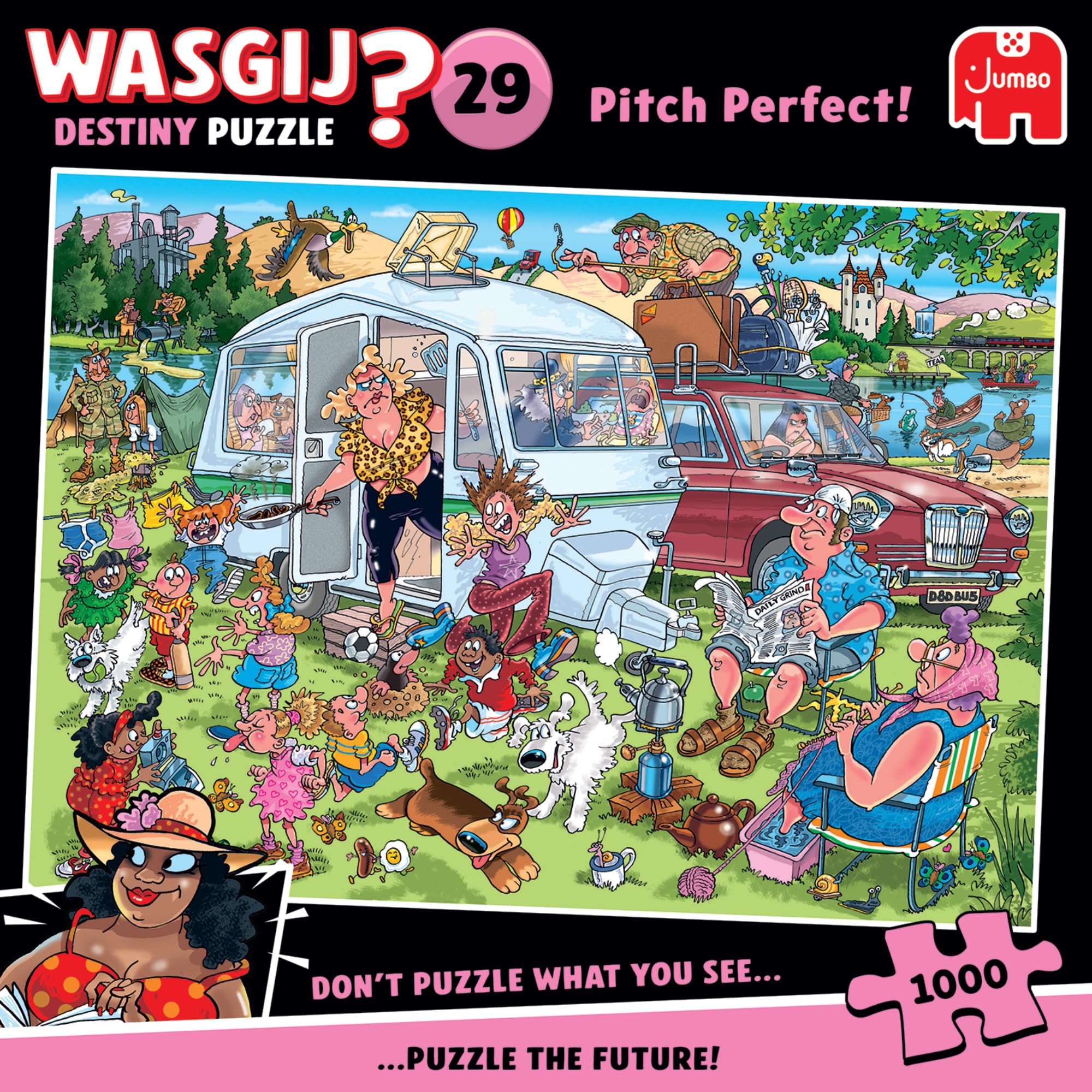 Wasgij Destiny 29 Pitch Perfect - Unique 1000 Piece Jigsaw Puzzle for Adults