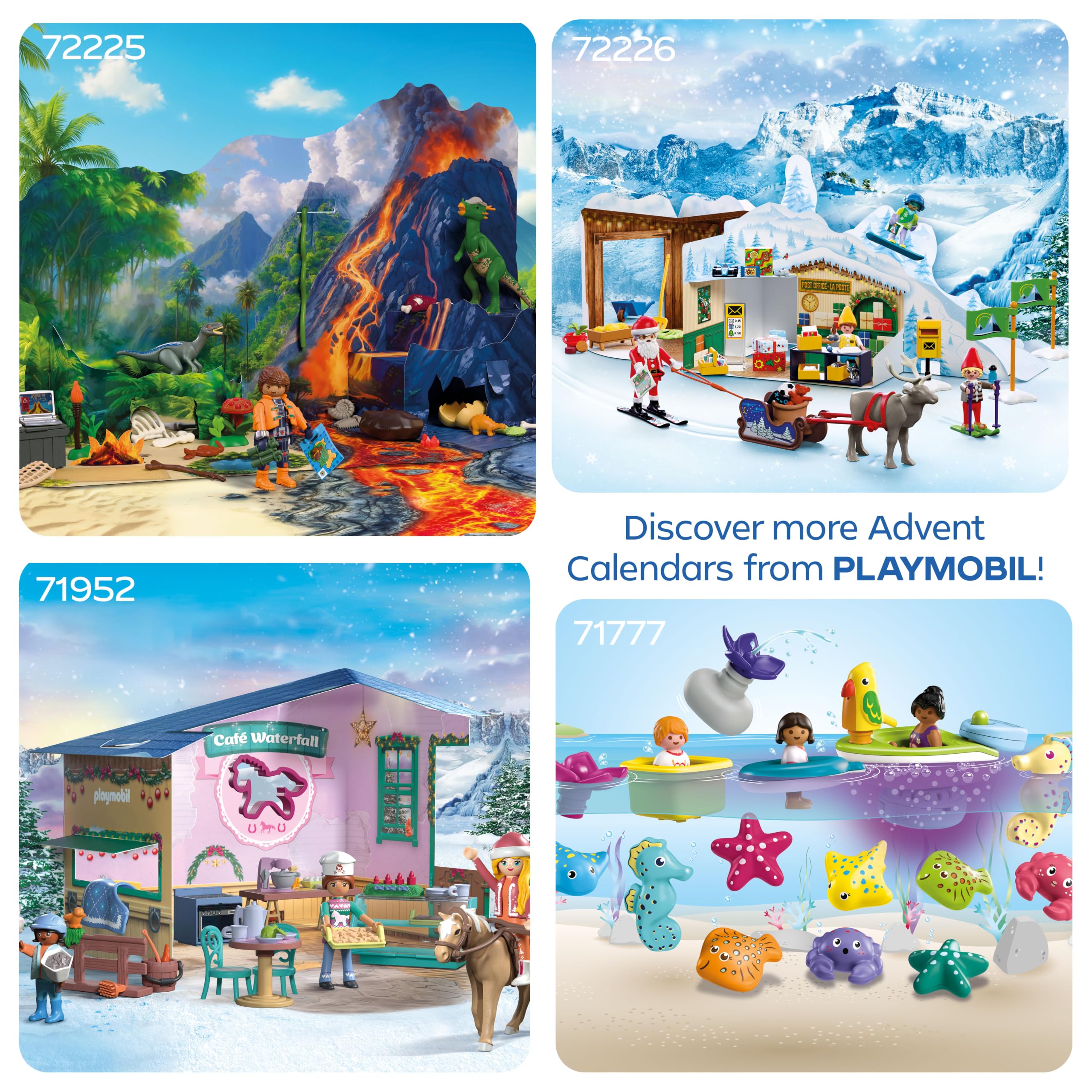 Playmobil Advent Calendar: At the North Pole - Christmas World in 24 Days | Ages 4+ 5