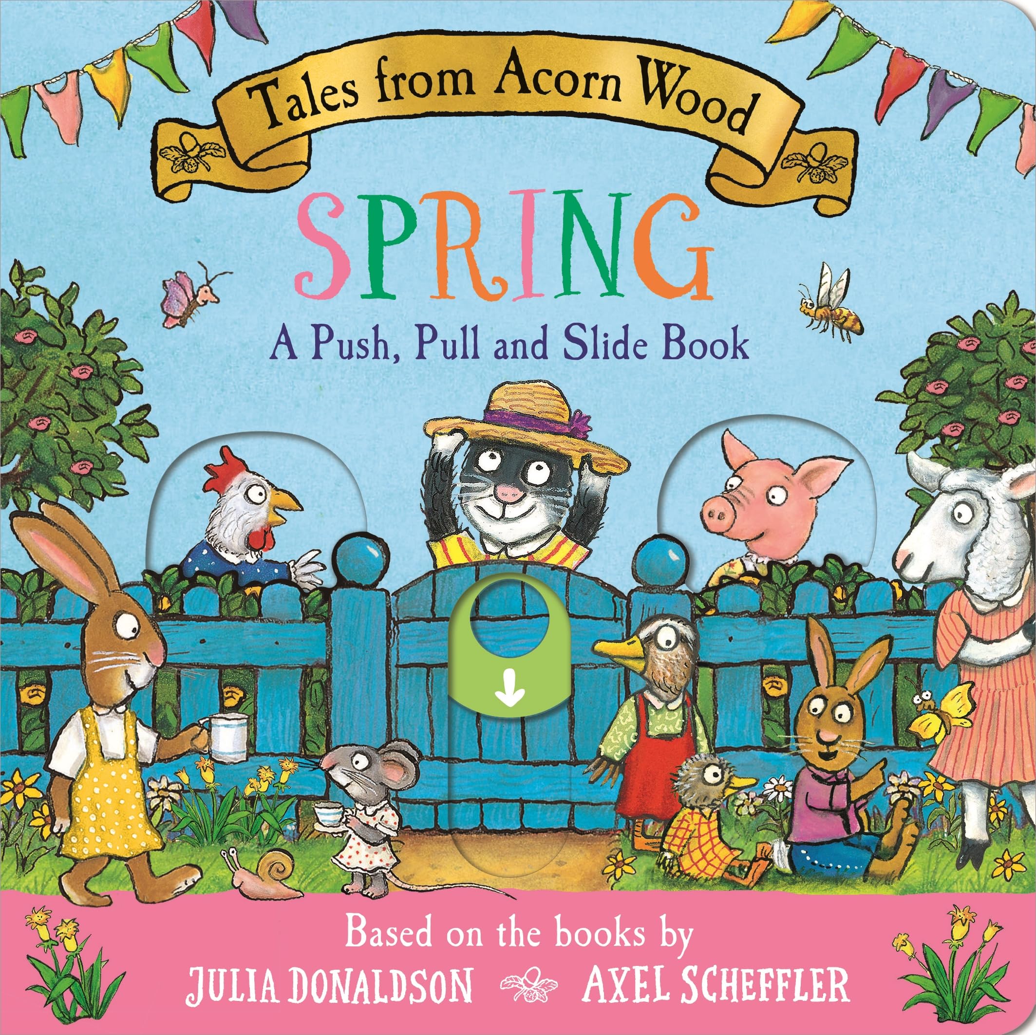 MACMILLAN Tales from Acorn Wood: Spring Push, Pull and Slide Book | Board Book | Ages 1-4 1