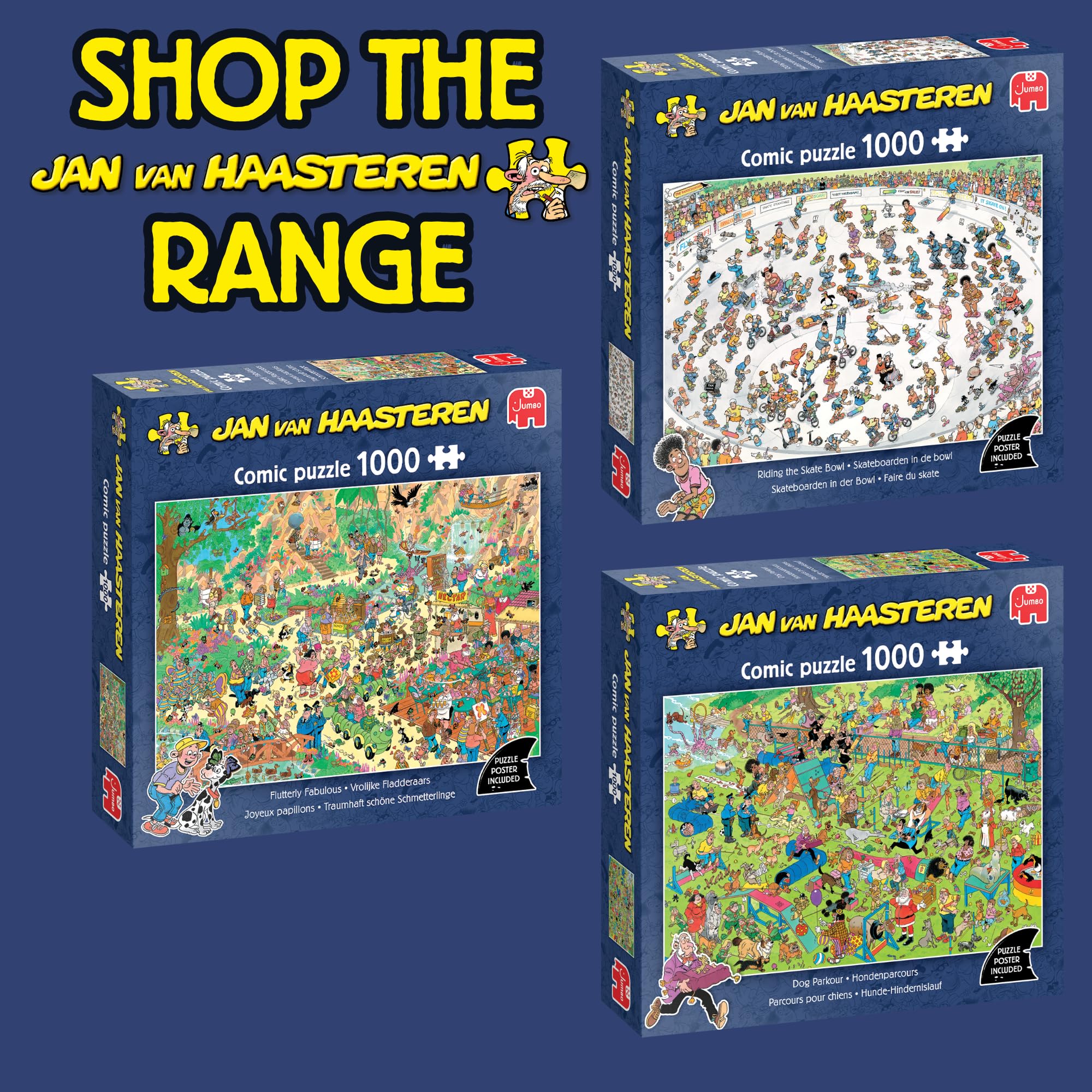 Jan van Haasteren Flutterly Fabulous - 1000 Piece Adult Puzzle 4