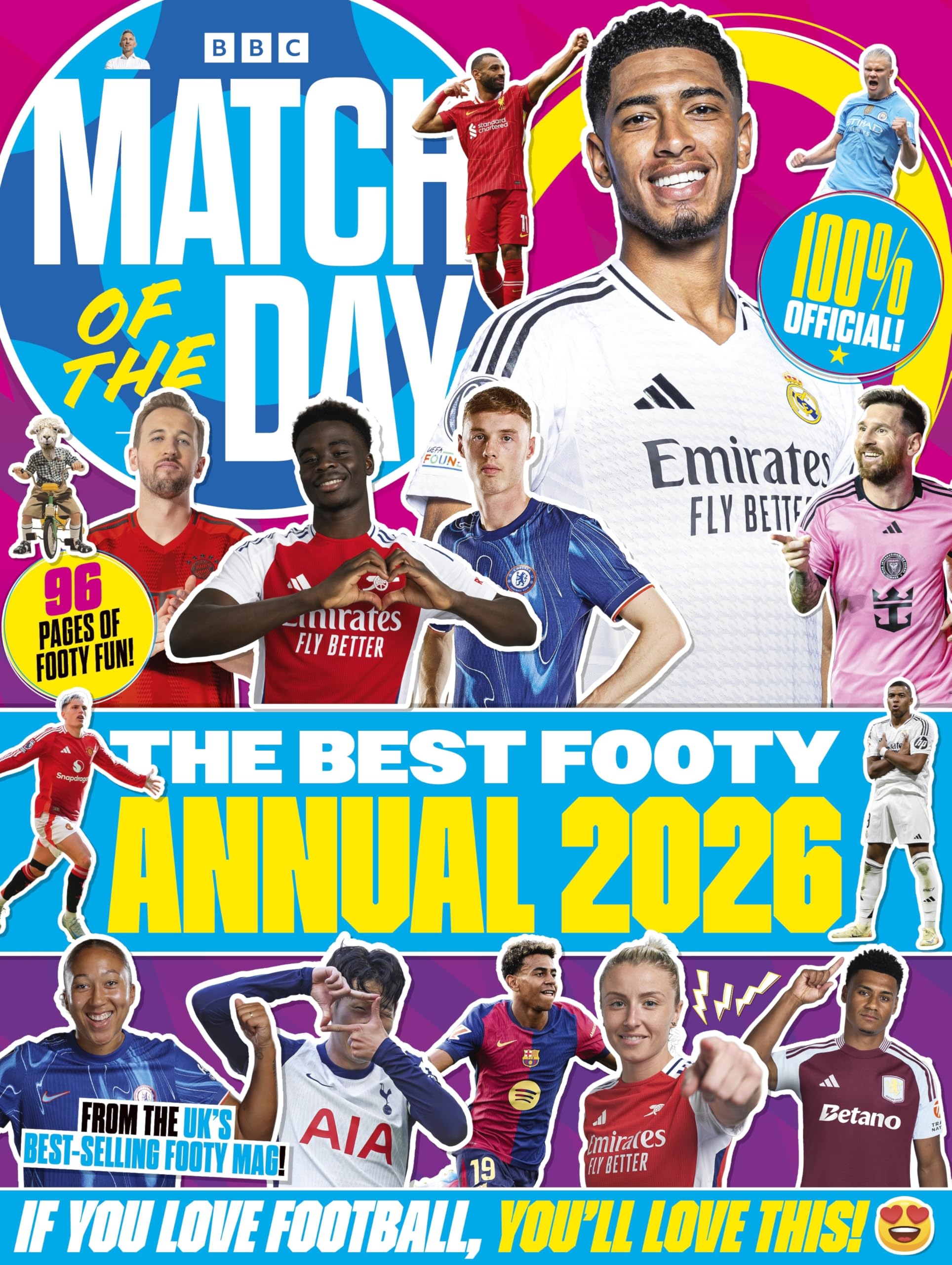 Match of the Day Annual 2026 - Football Trivia, Quizzes & Games | Hardcover 1