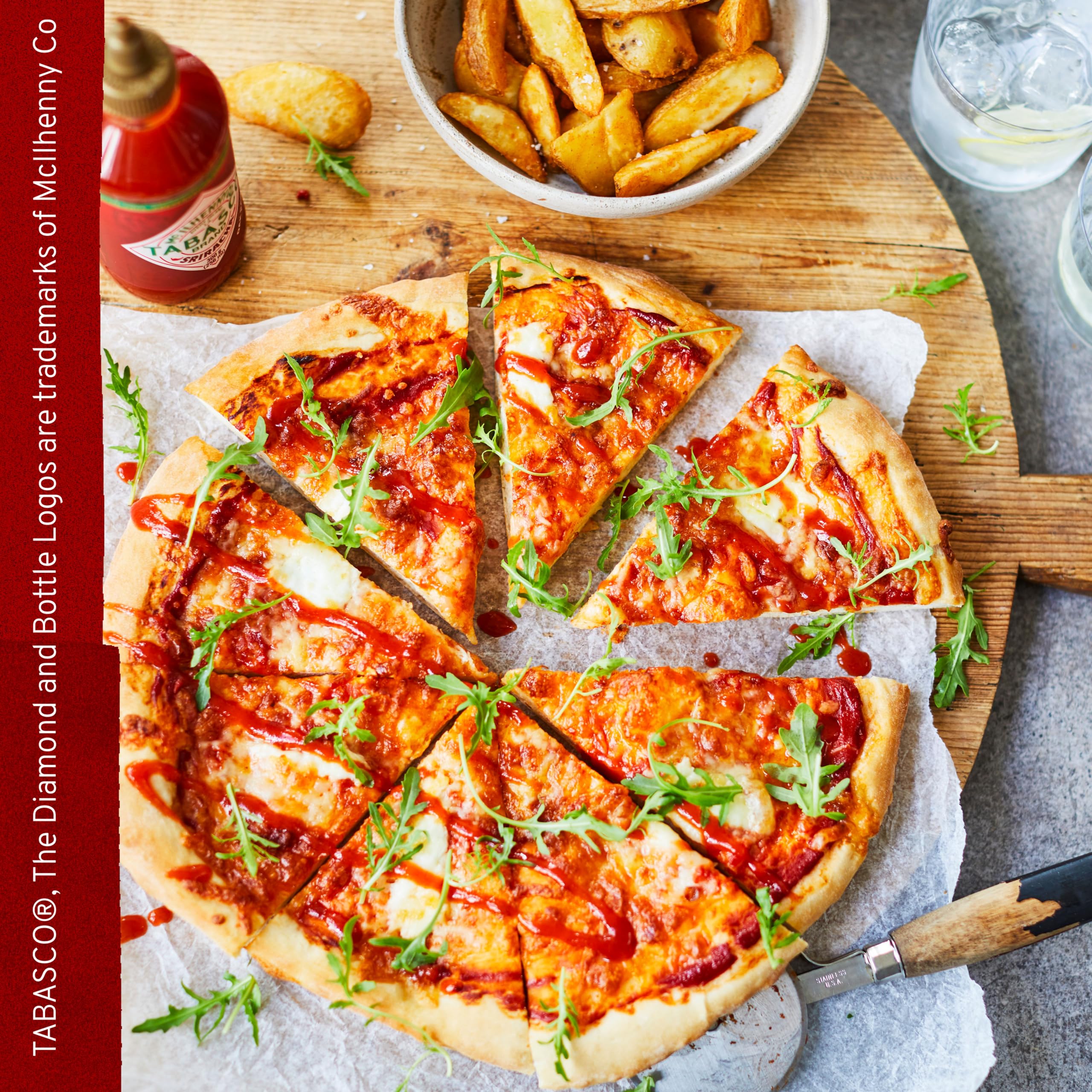 Tabasco Sriracha Hot Chilli Sauce - Fusion of Tabasco & Sriracha | 256ml Squeezy Bottle 8