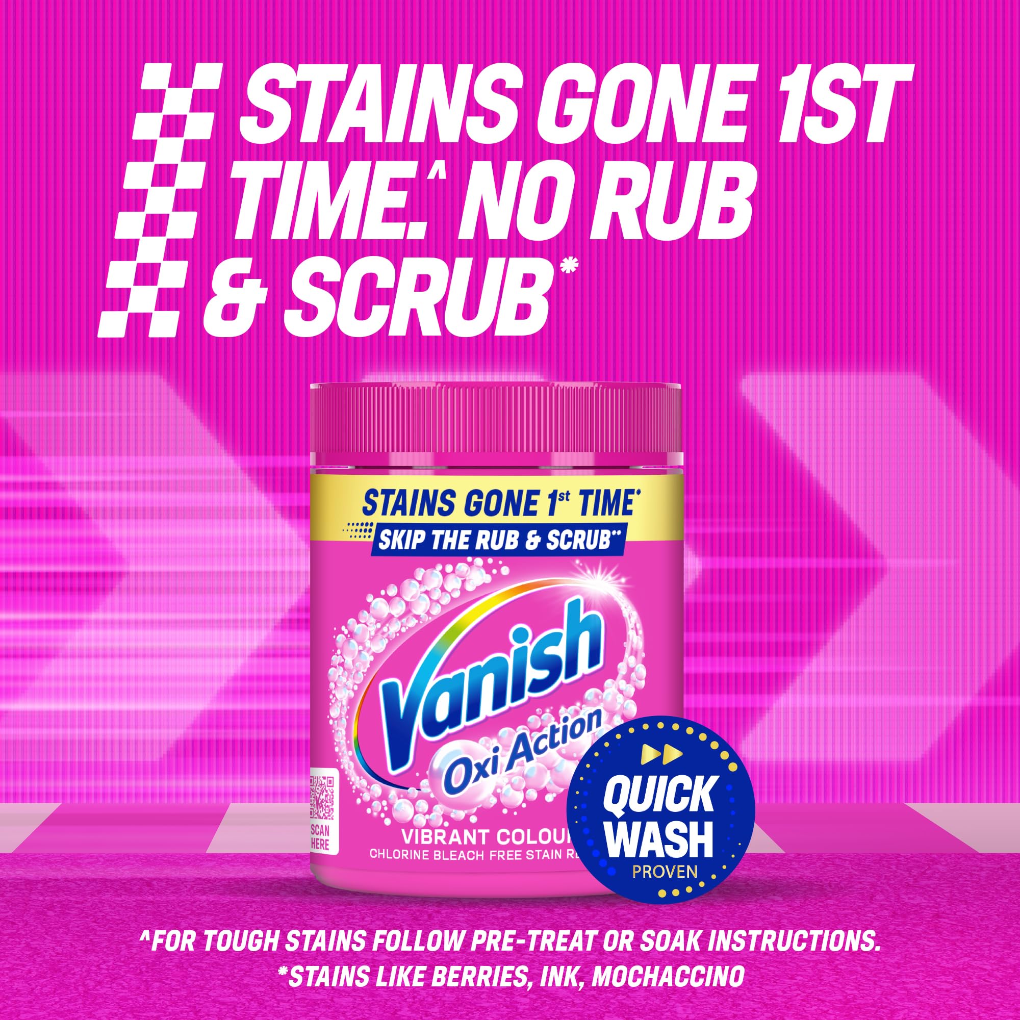 Vanish Gold Oxi Action Stain Remover Powder - Removes Tough Stains First Time | 1.5kg | Floral Scent 2