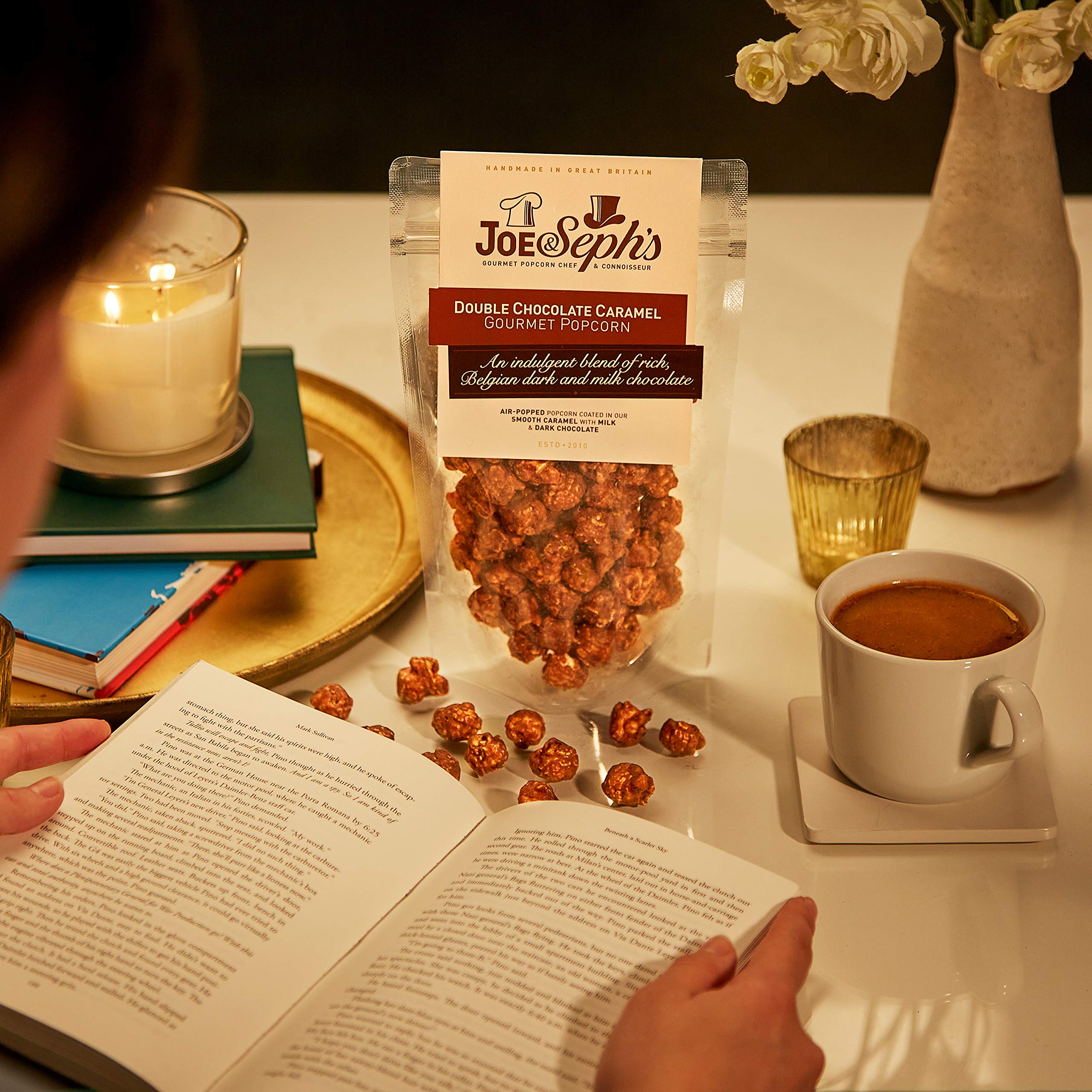 Joe & Seph's Night In Popcorn Gift Box - Salted Caramel & Chocolate Popcorn Treats 5