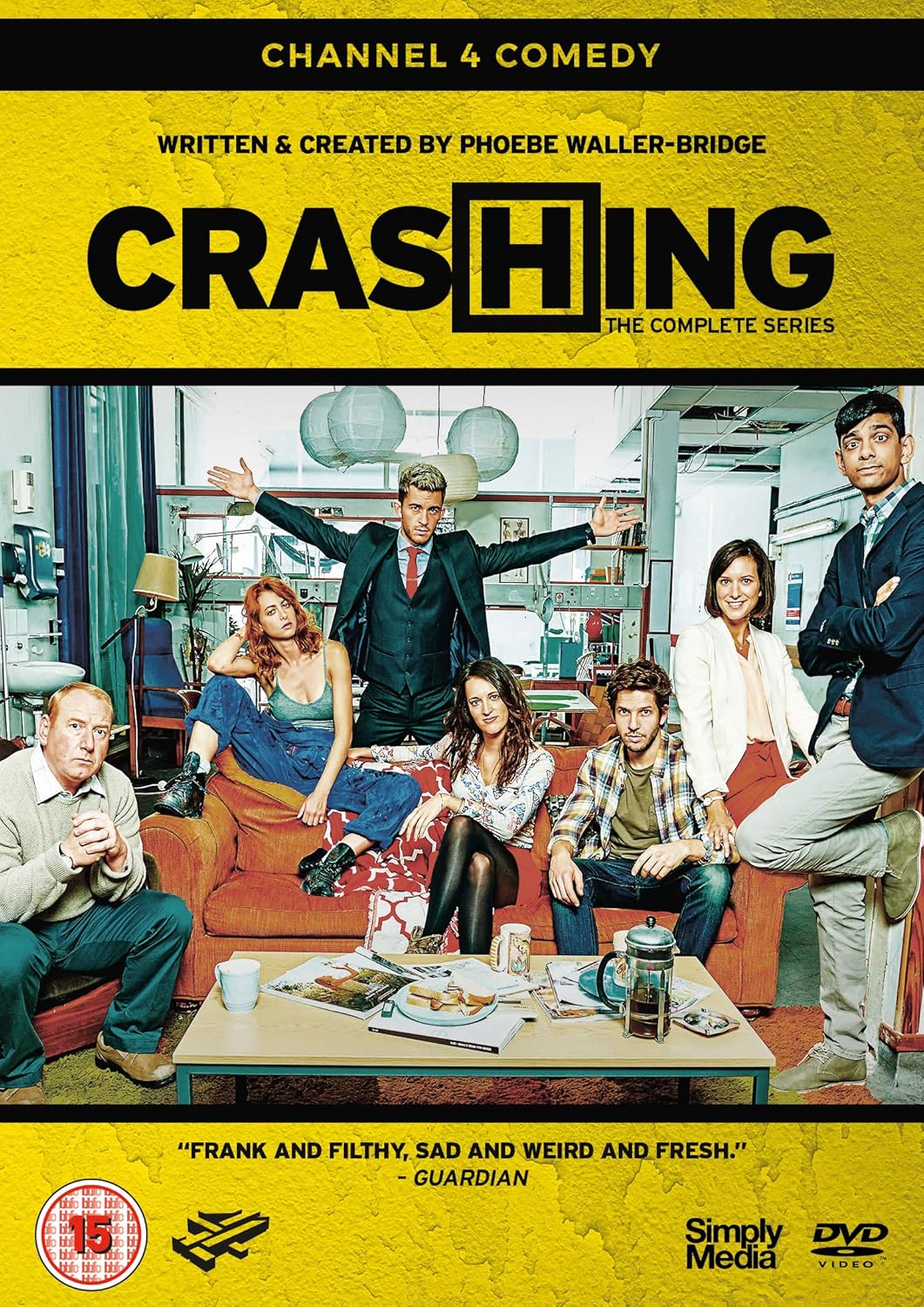 Crashing - The Complete Series E4 Original Comedy DVD Box Set