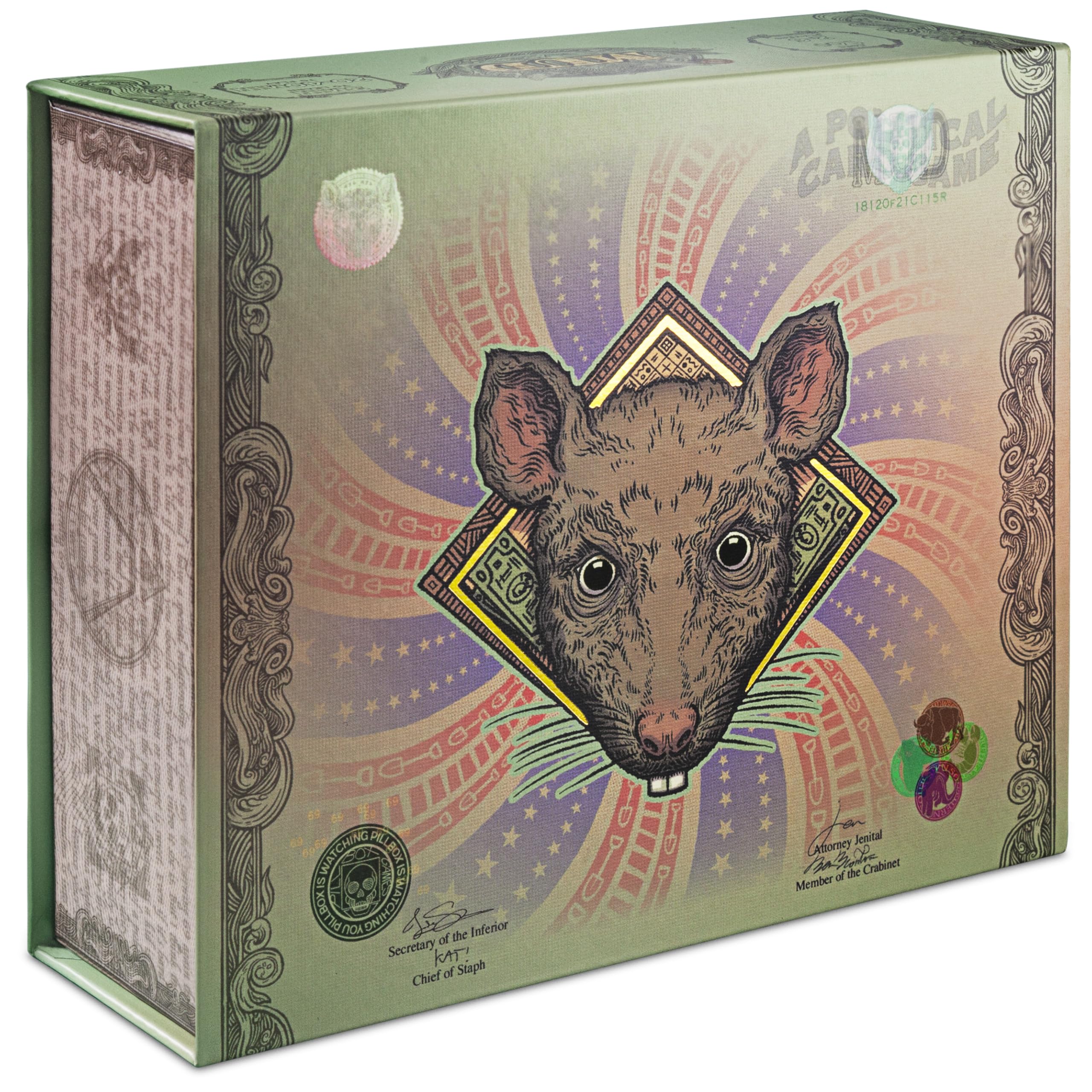 Pillbox Games MUD Board Game | Ages 14+ | 2-6 Players | 20-40 Min Playtime