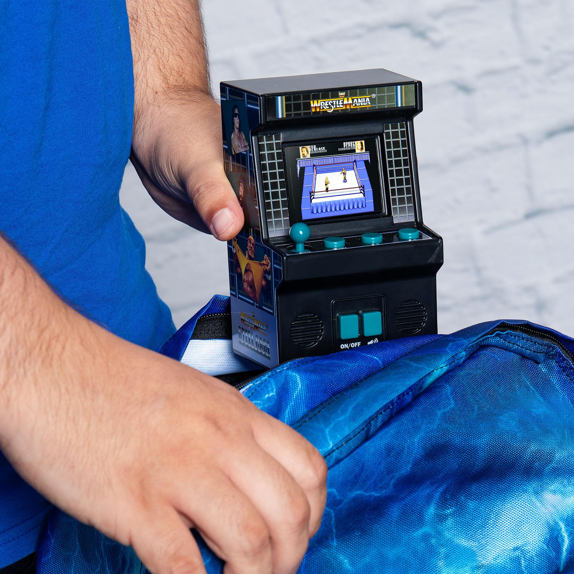 Arcade Classics Mini WWE – Retro Handheld Game with Joystick, Full-Color Display 7