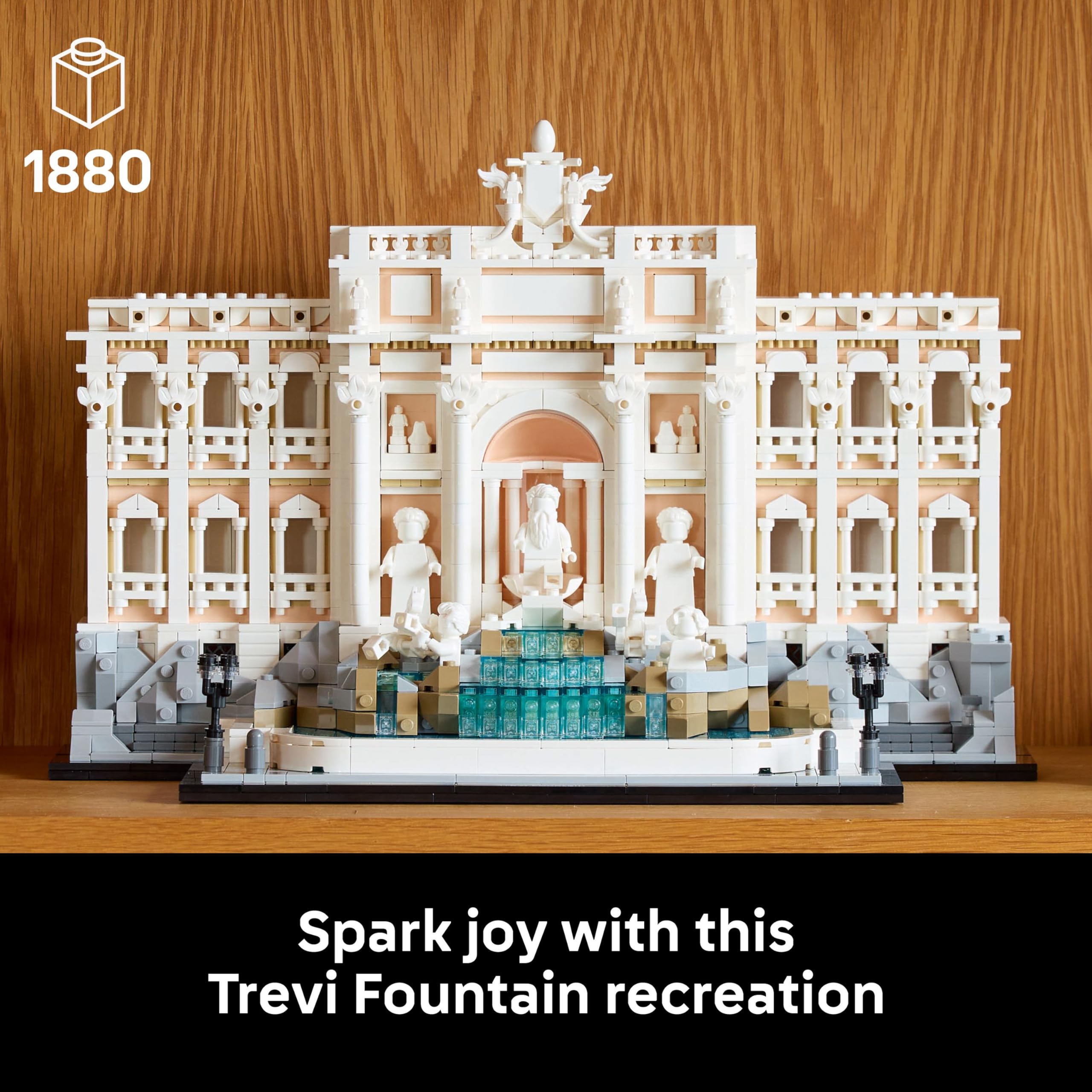 LEGO Architecture Trevi Fountain 21062 Building Set | 1,880 Pieces | Ages 18+