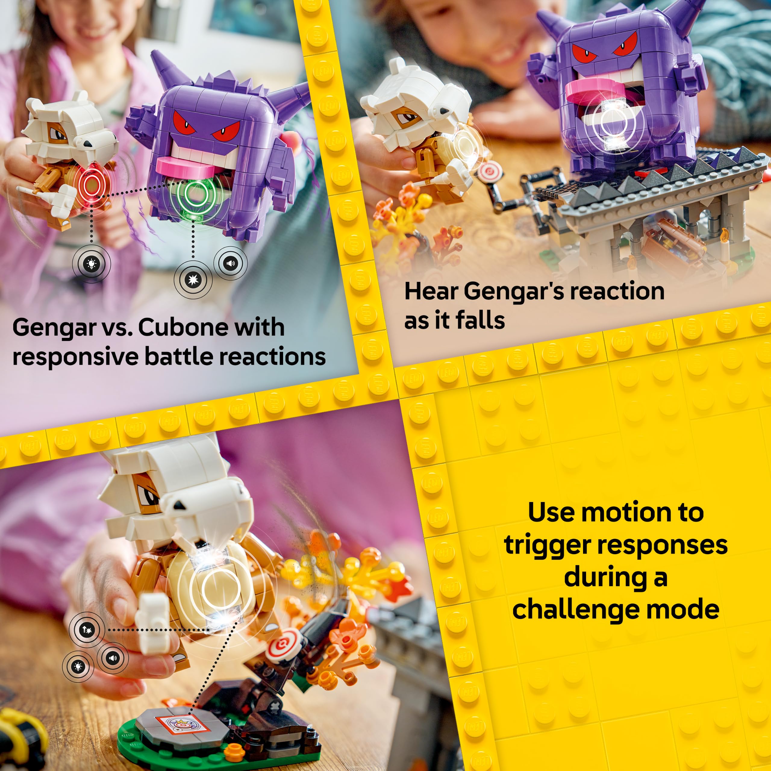 LEGO Pokémon Cubone and Gengar's Spooky Showdown Building Set (72166) | Ages 8+ 6
