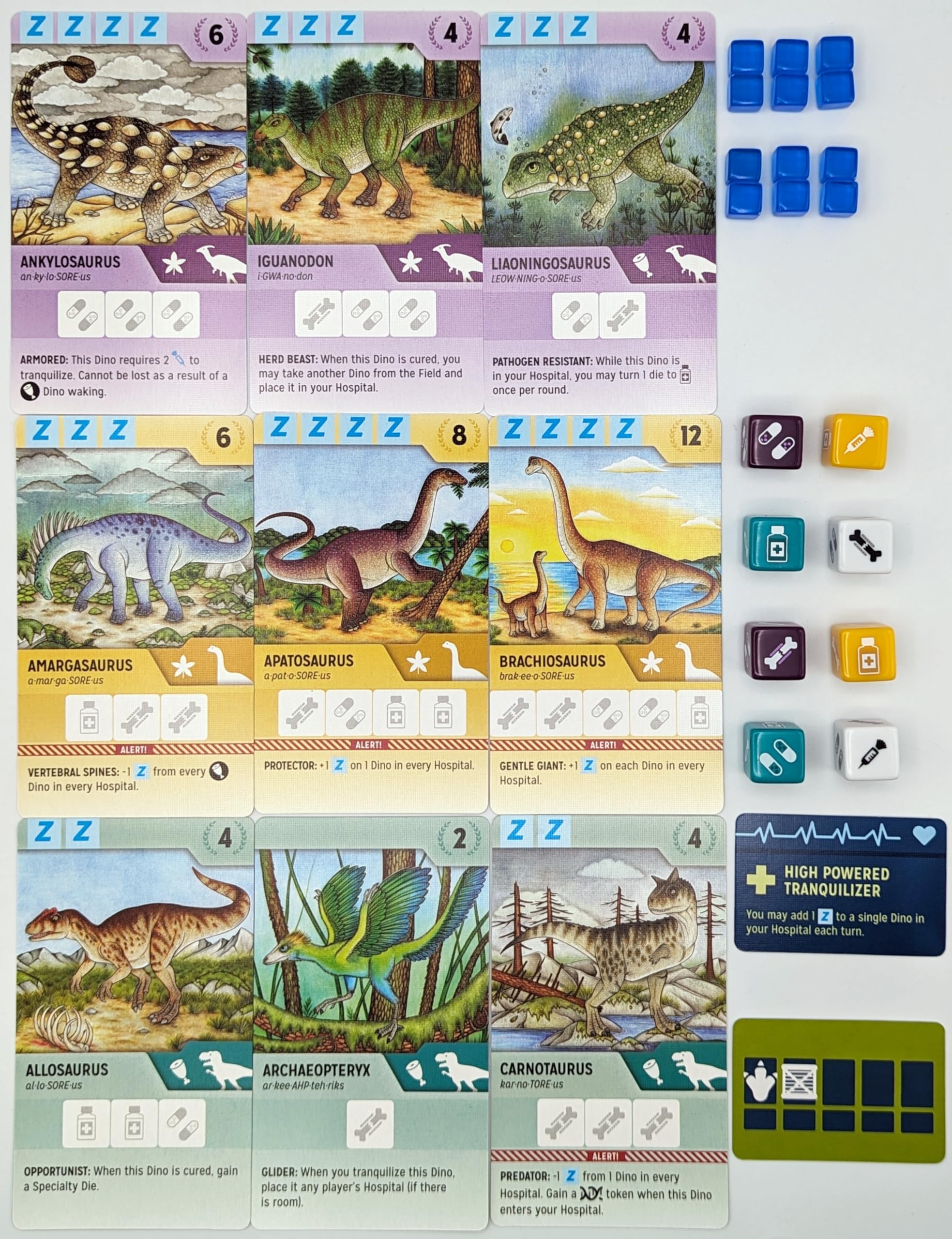 Absurdist Productions PaleoVet - Strategy Board Game | 1-4 Players | 60 Min