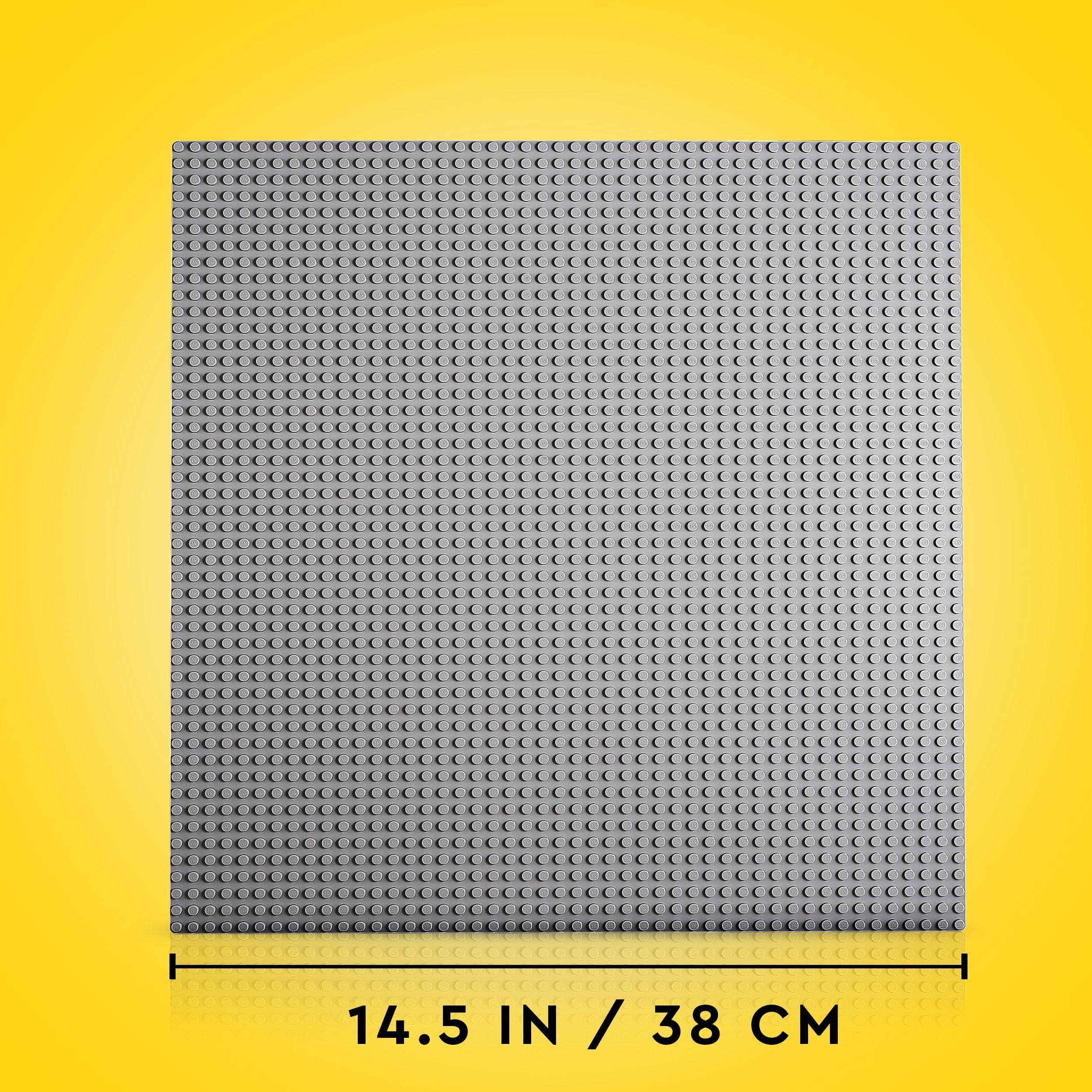 LEGO Classic 11024 Grey Baseplate - 48x48 Stud Building Base for Ages 4+ | Plastic 3