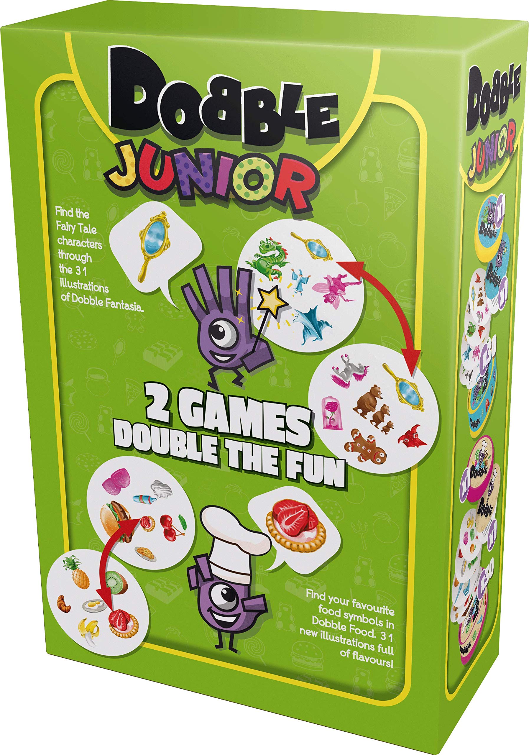 Asmodee Dobble Junior Card Game | Ages 4+ | 2-5 Players | 10 Min Play Time
