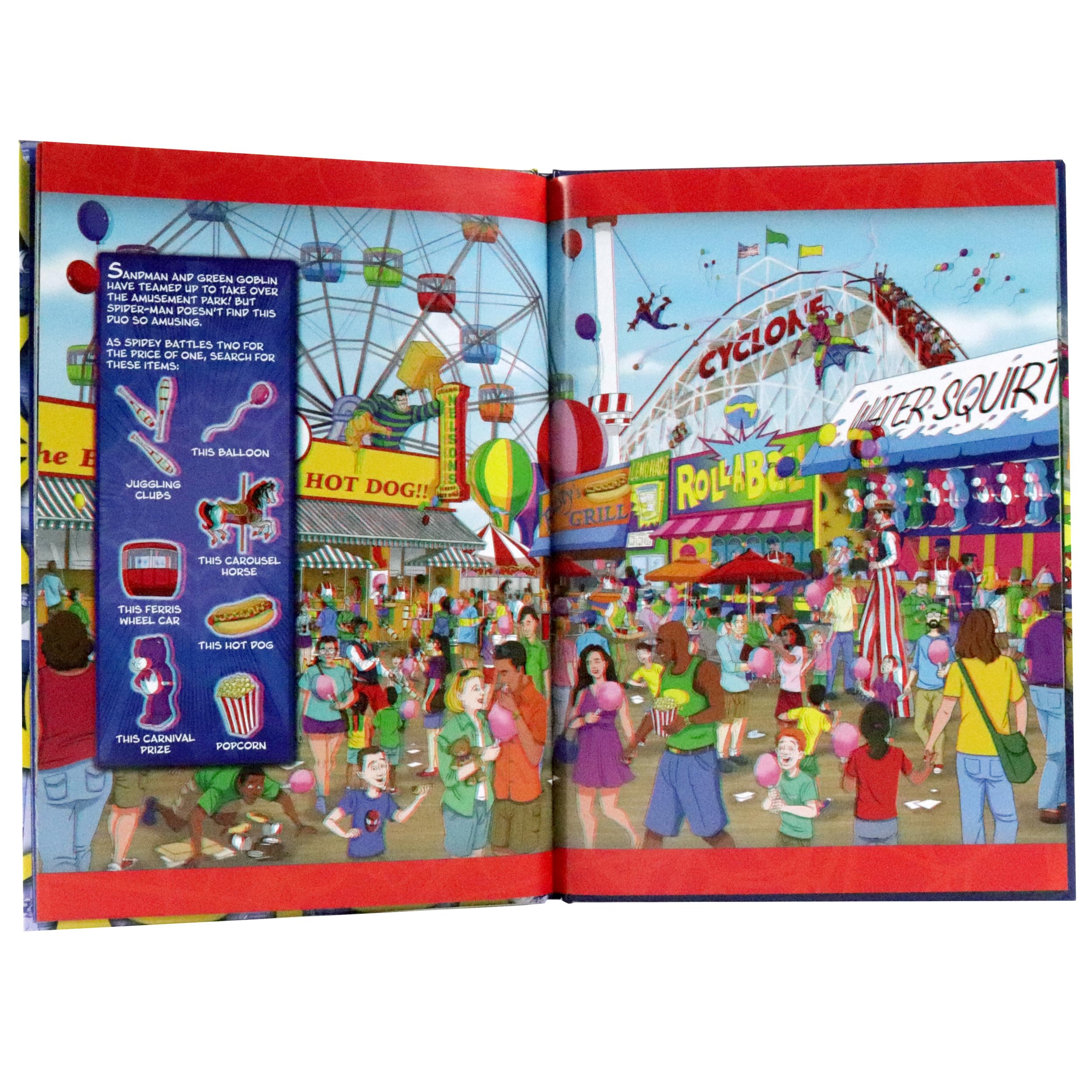 PI Kids Marvel Spider-Man Look & Find 3D Book - Ages 4-8 4