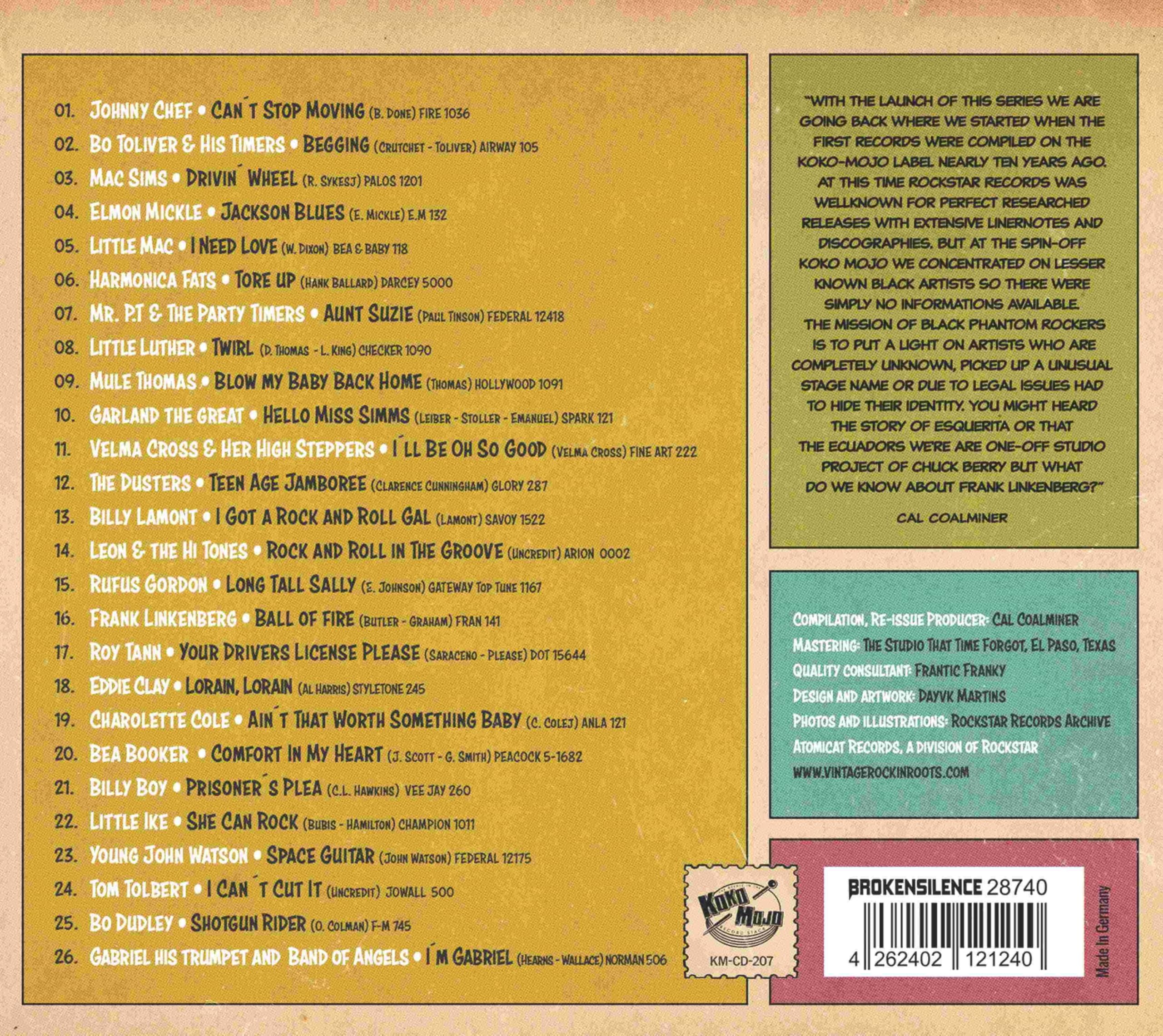 Various Artists - Black Phantom Rockers #4 [CD] 2