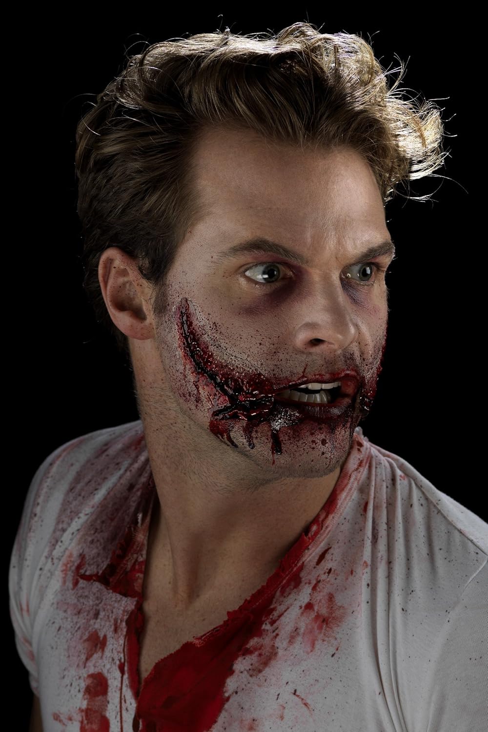 Smiffys Latex Stitched Smile Prosthetic with Adhesive 5