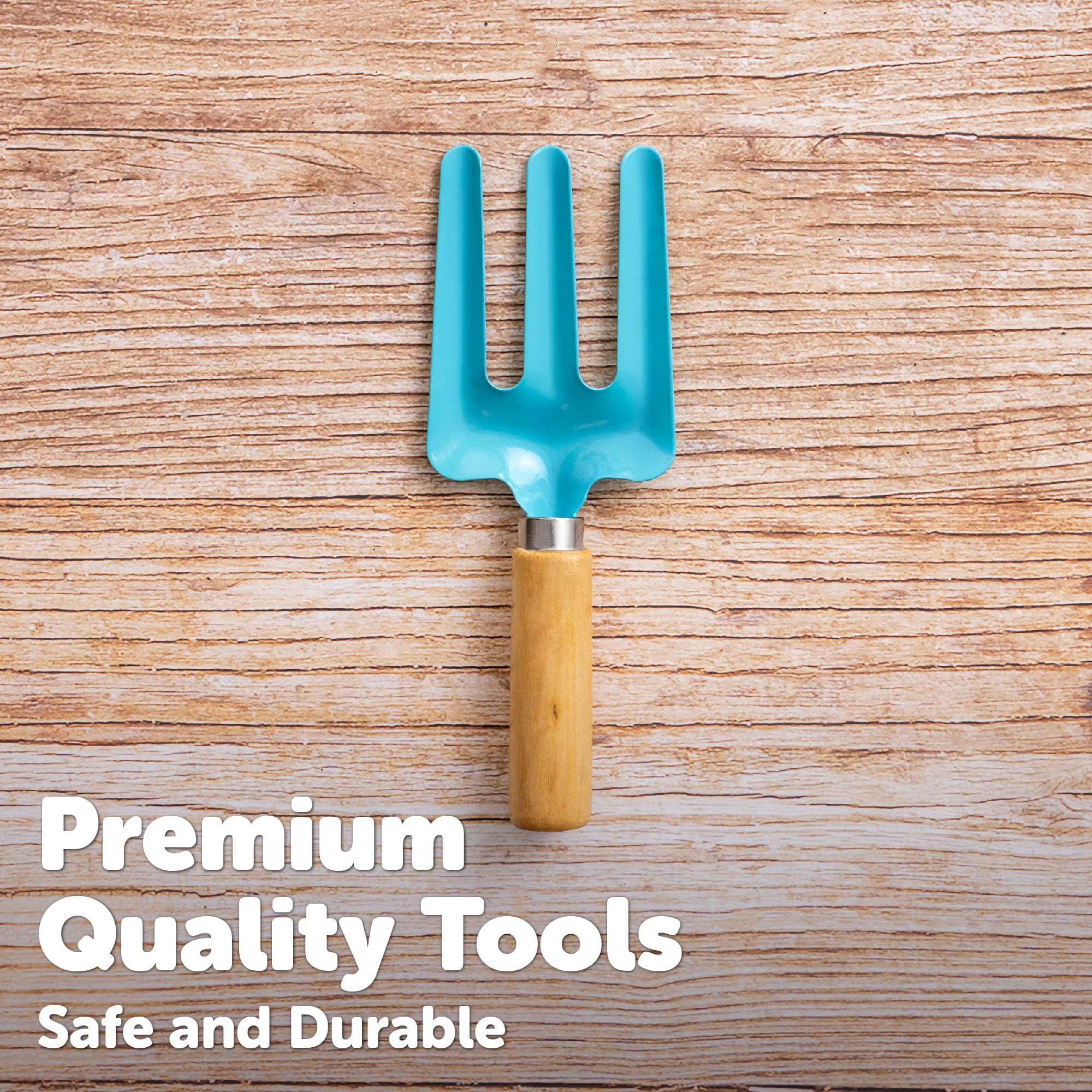 Little Roots 3 Piece Tool Set - Kids Gardening Tools for Ages 3+ 11