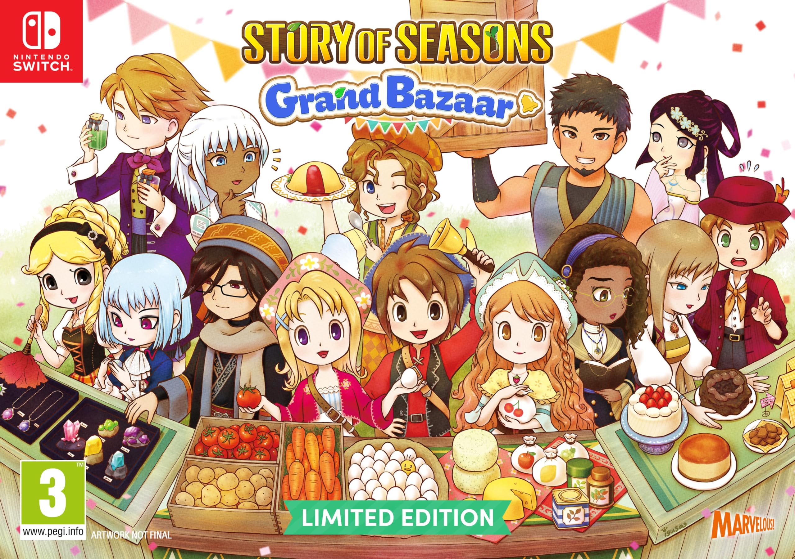 Story of Seasons: Grand Bazaar Limited Edition - Nintendo Switch [Soundtrack CD]