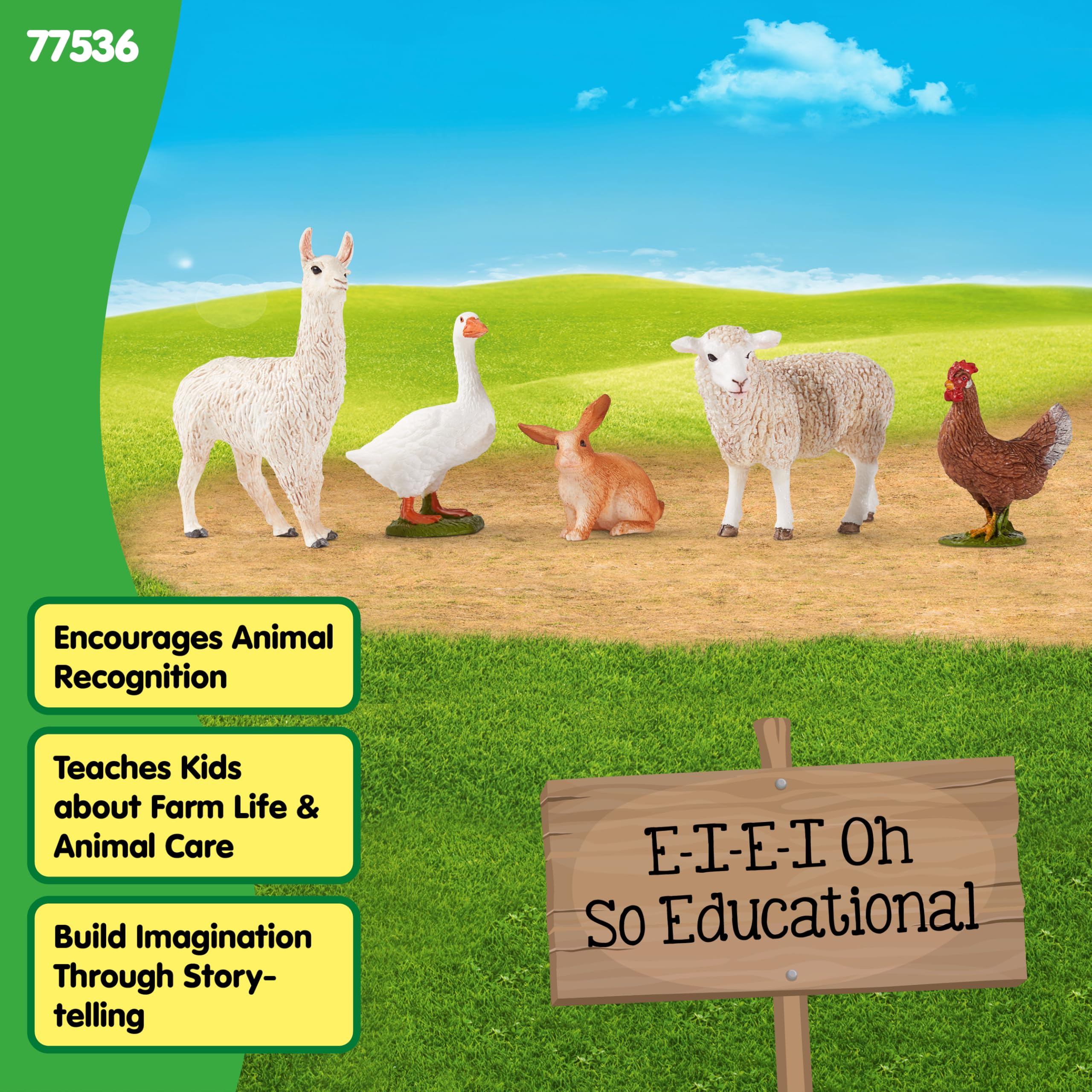 SCHLEICH Farm World 5-Piece Farm Animal Playset - Realistic Animal Figures for Kids Ages 3+ 8