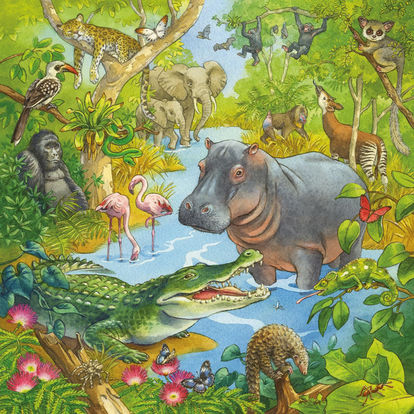 Ravensburger Jungle Fun Jigsaw Puzzle - 3x 49 Pieces | Ages 5+ | 17.8cm x 17.8cm 4