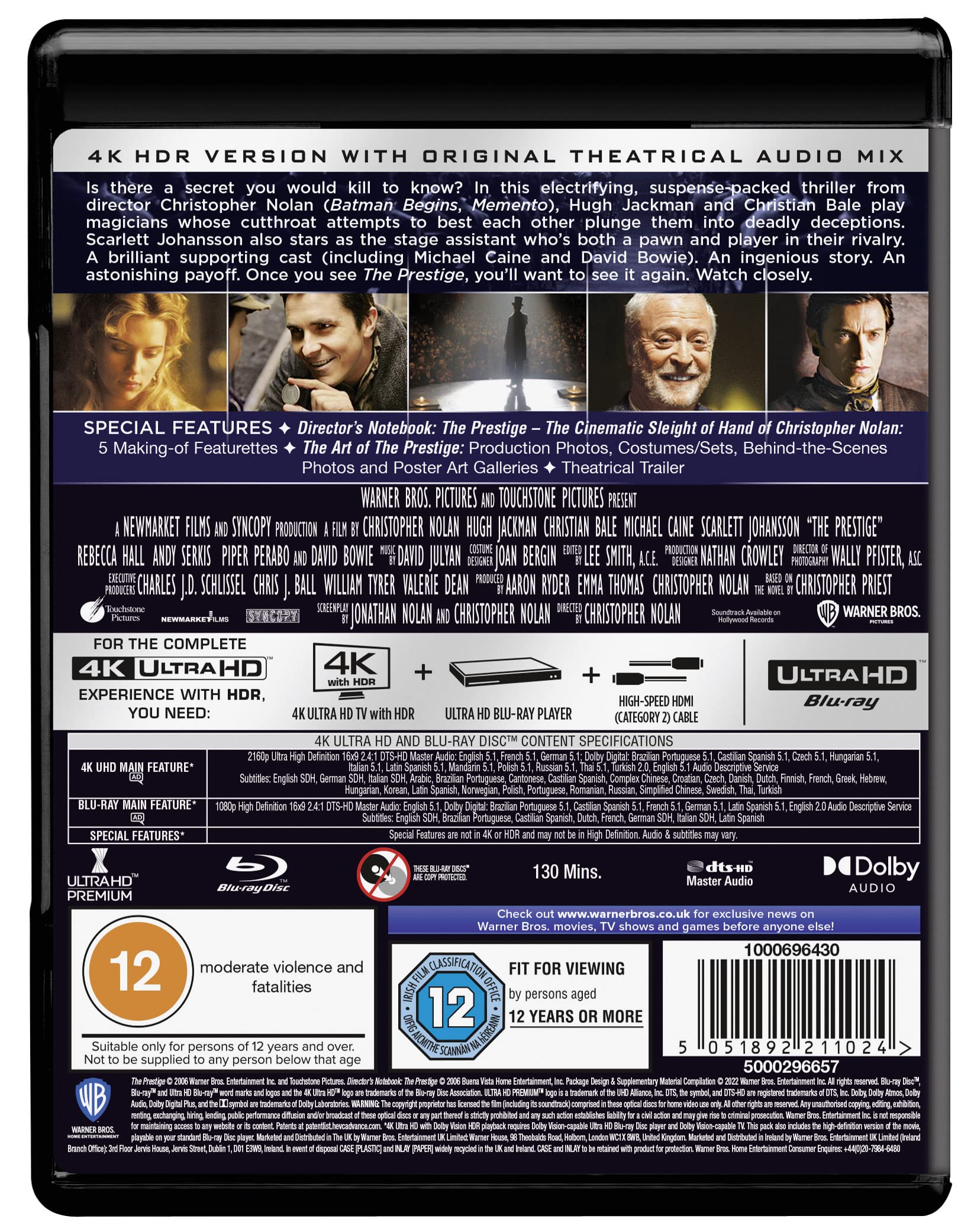 The Prestige [4K UHD Blu-ray] 3