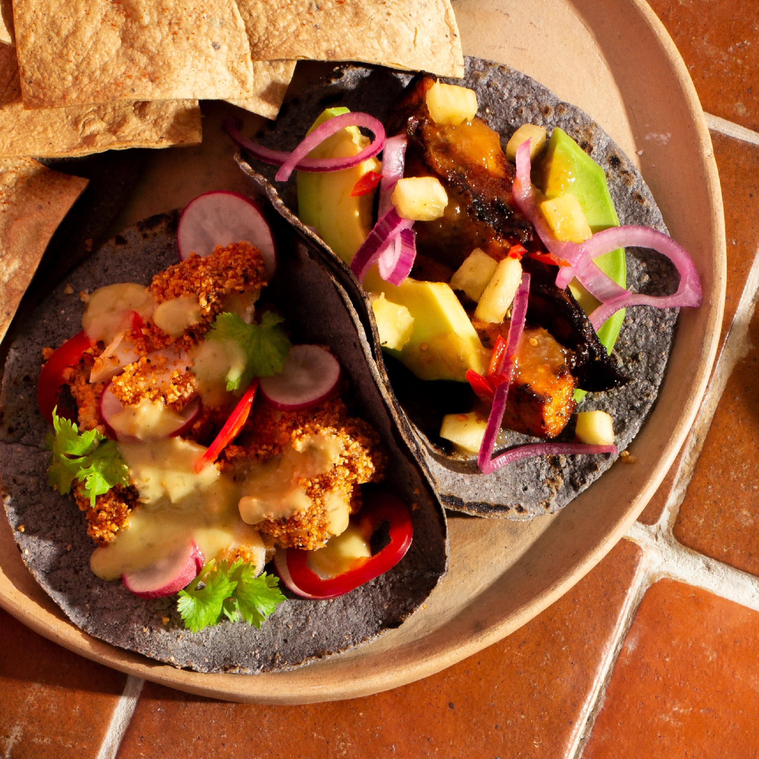 Cantina Del Sabor Cali Street Tacos Blue Corn Tortillas - Gluten-Free & Vegan | 250g Pack 6