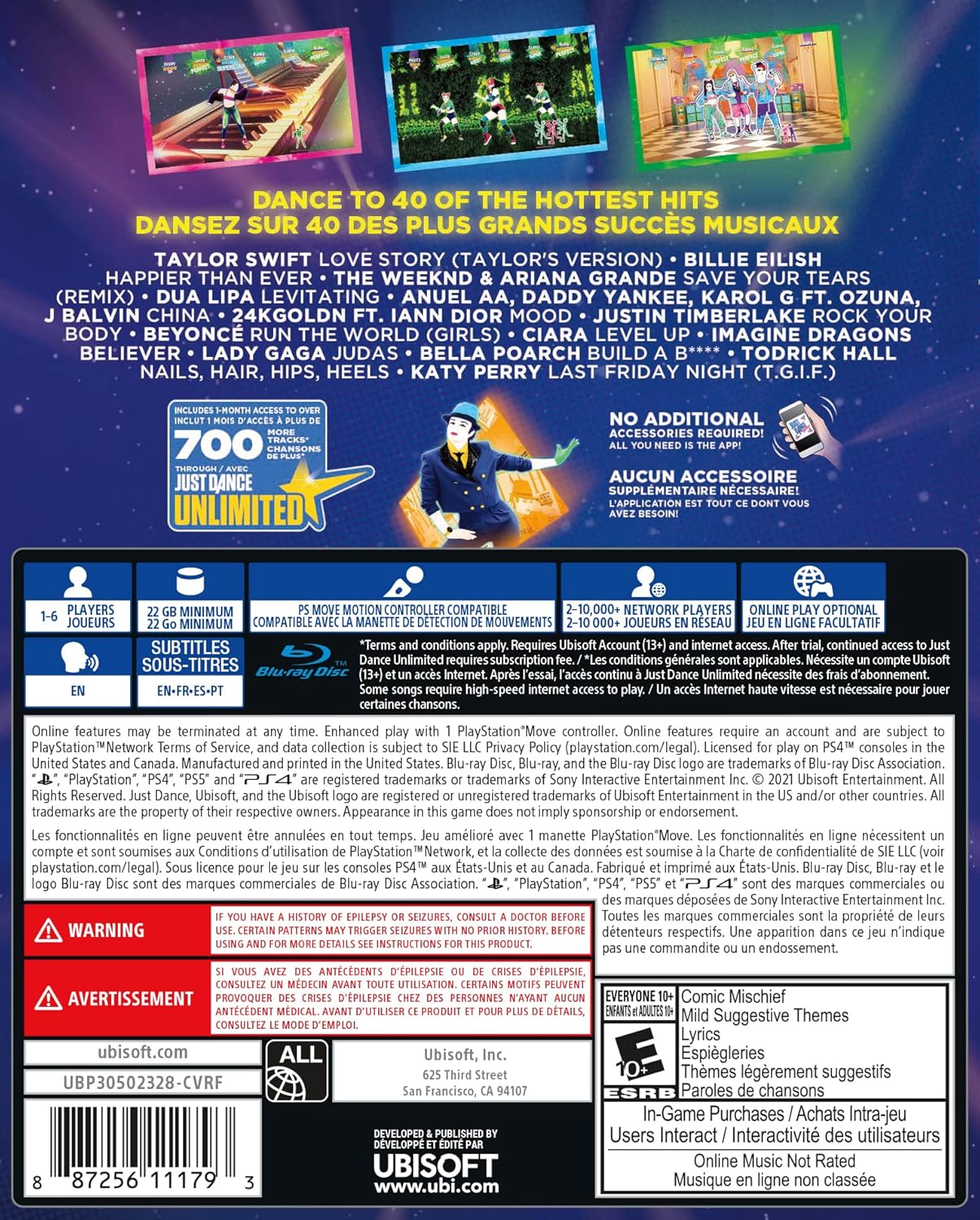 Just Dance 2022 - PlayStation 4 Standard Edition 7