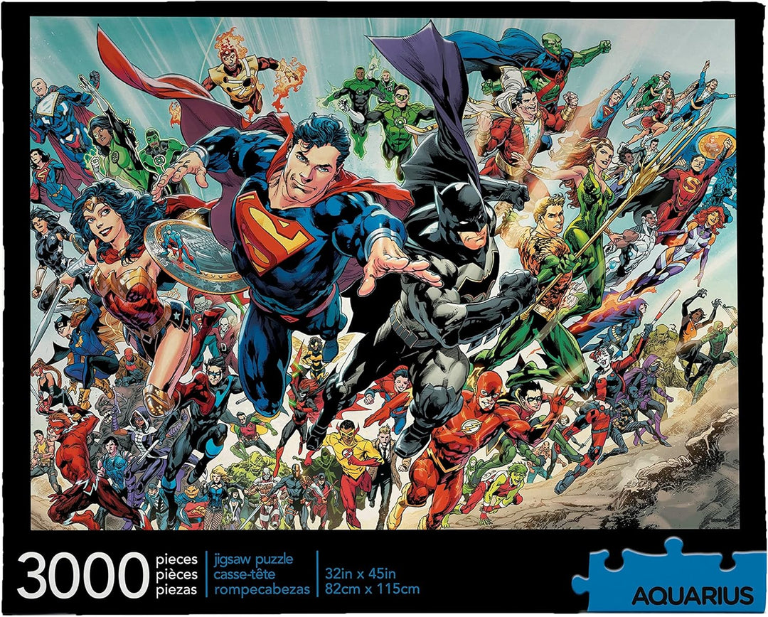 AQUARIUS DC Comics Cast - Justice League 3000-Piece Jigsaw Puzzle (68512)