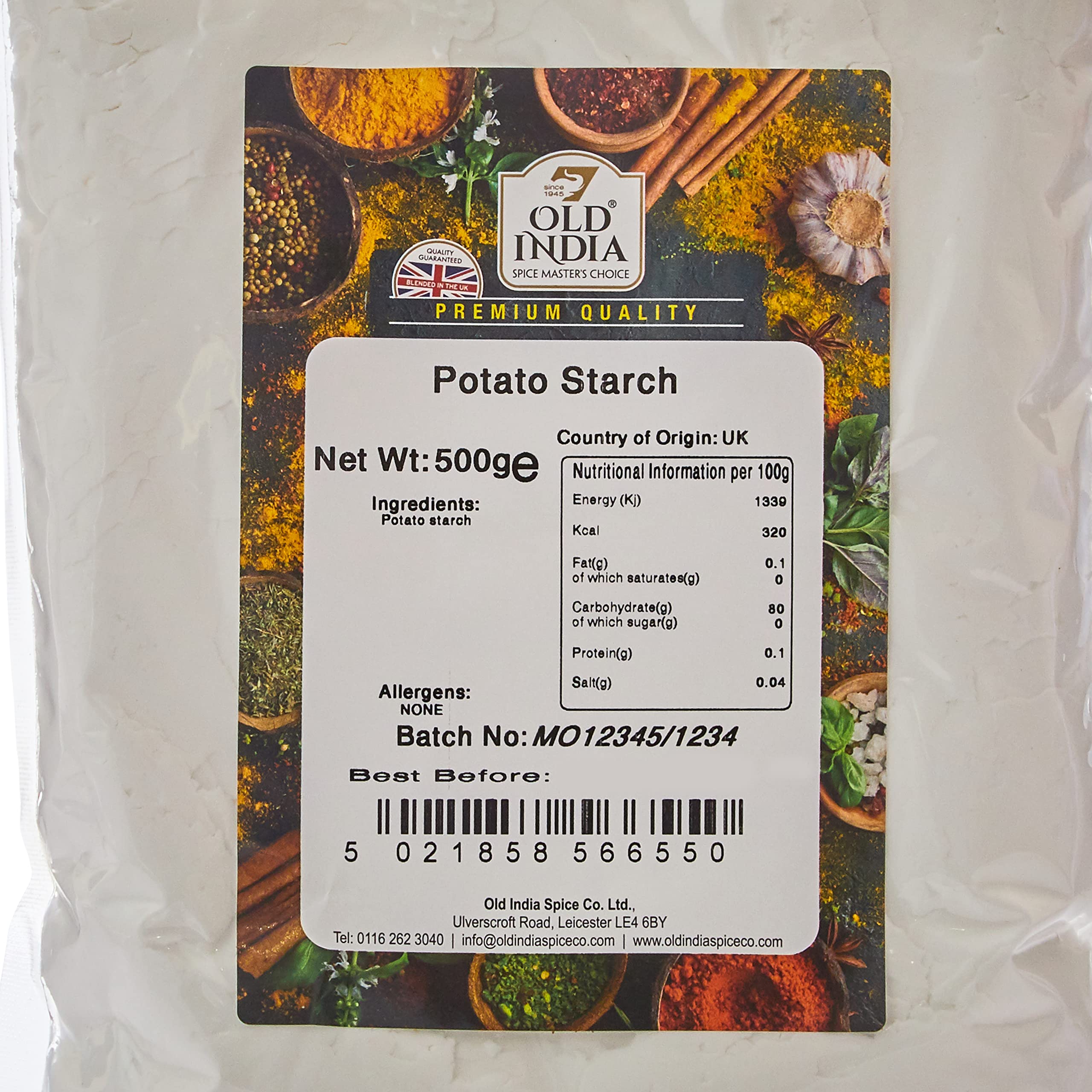 Old India Potato Starch 500 g 5