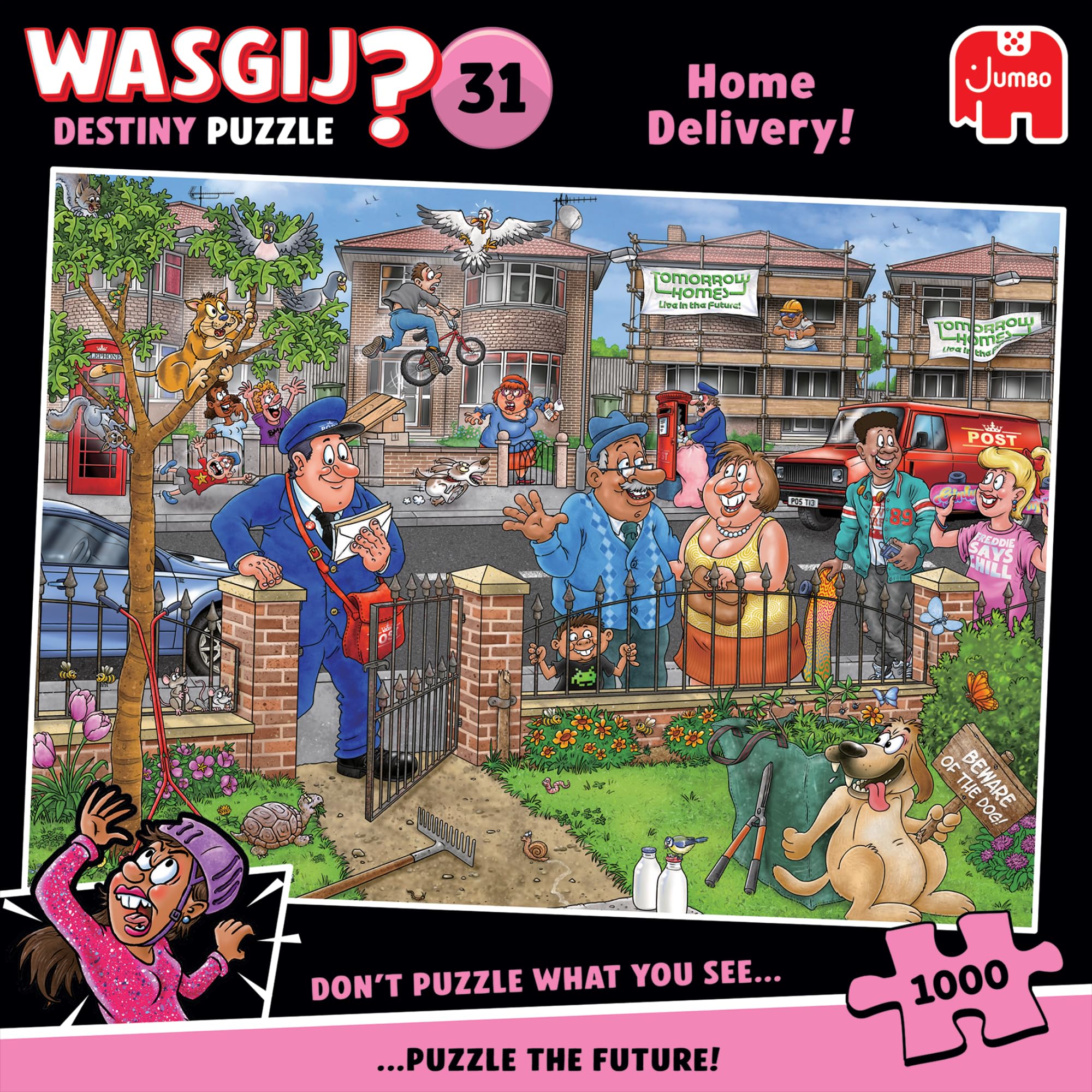 Wasgij Destiny 31 Home Delivery! 1000 Piece Jigsaw Puzzle for Unisex Adult 1