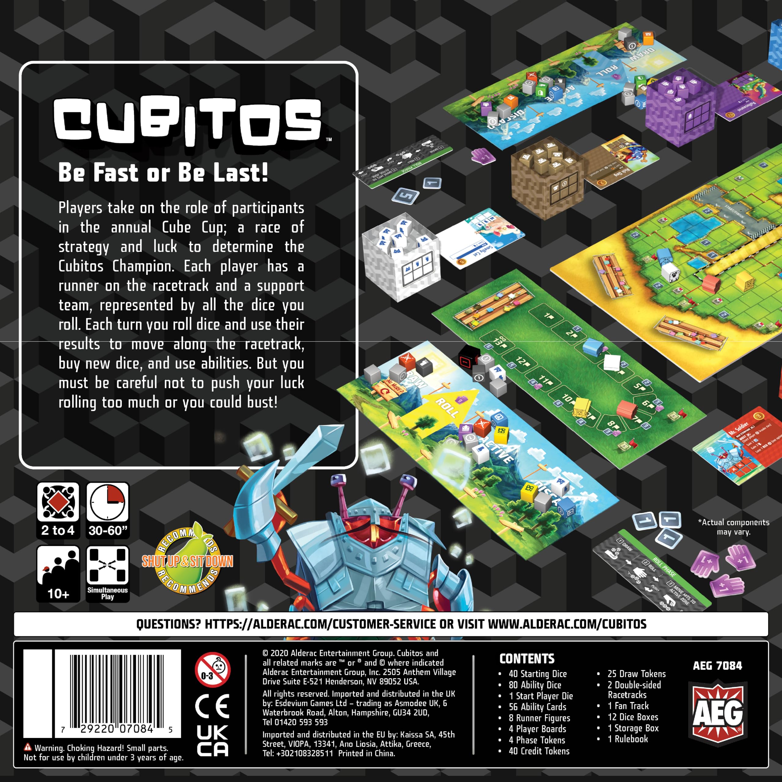 AEG Cubitos Board Game | Ages 14+ | 2 to 4 Players | Multicolor 2