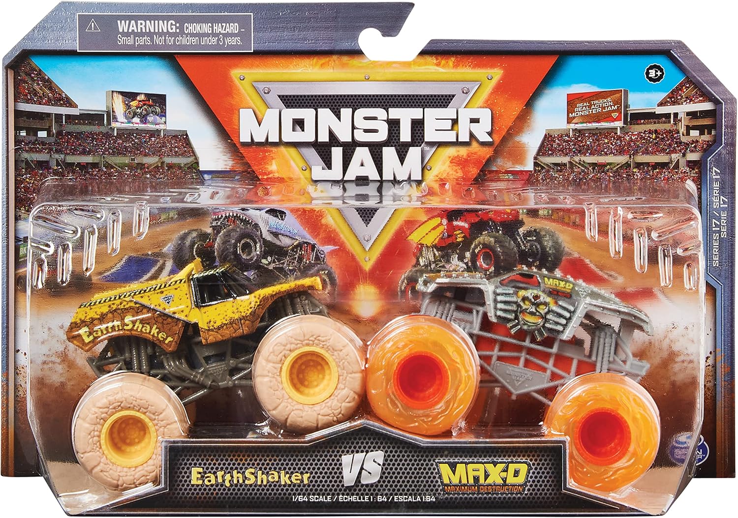 Monster Jam 1:64 Scale Die-Cast 2-Pack - Head-to-Head Monster Trucks for Kids 11