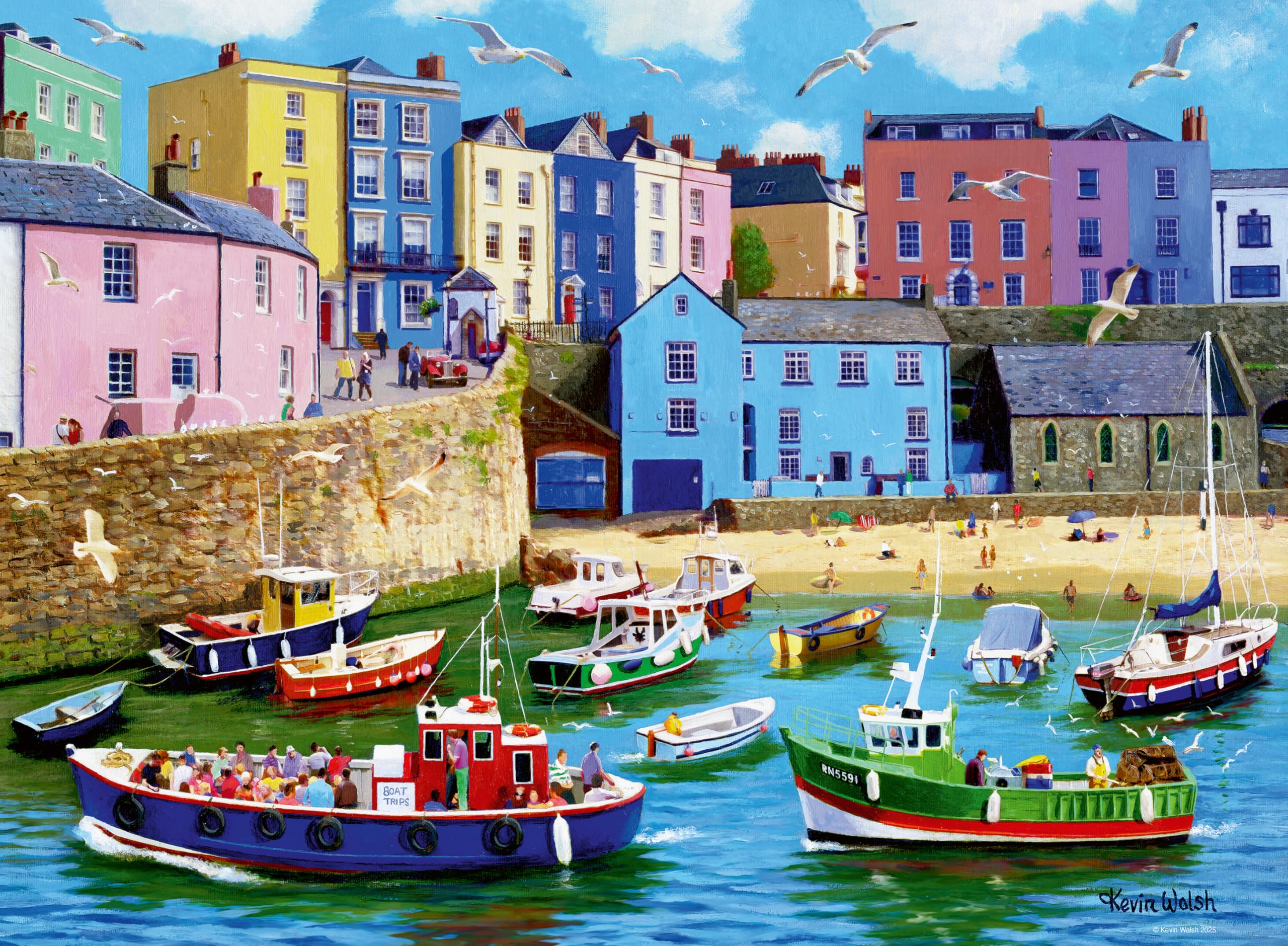 Ravensburger Happy Days No. 8 Holidays - 4x 500 Piece Jigsaw Puzzles for Adults & Children 10+ 3