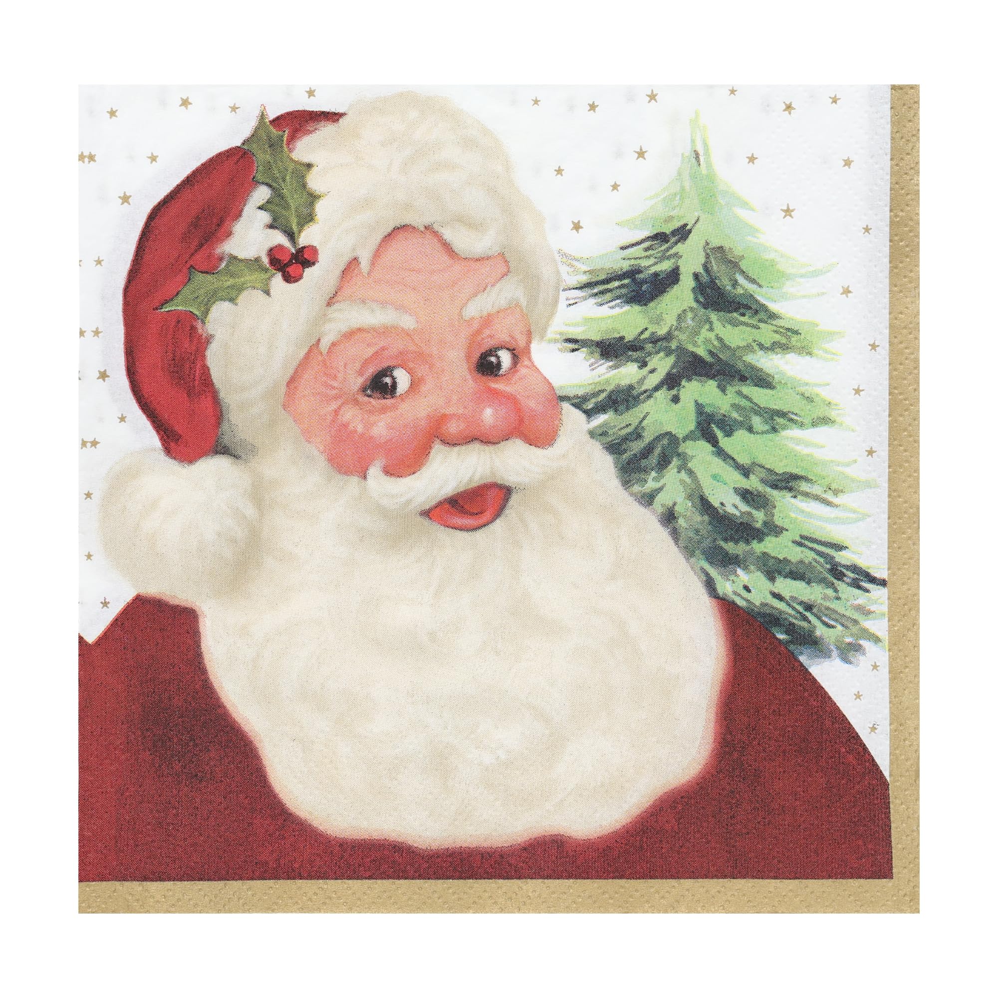 Talking Tables Santa Claus Christmas Napkins 33cm 100 Pack 9