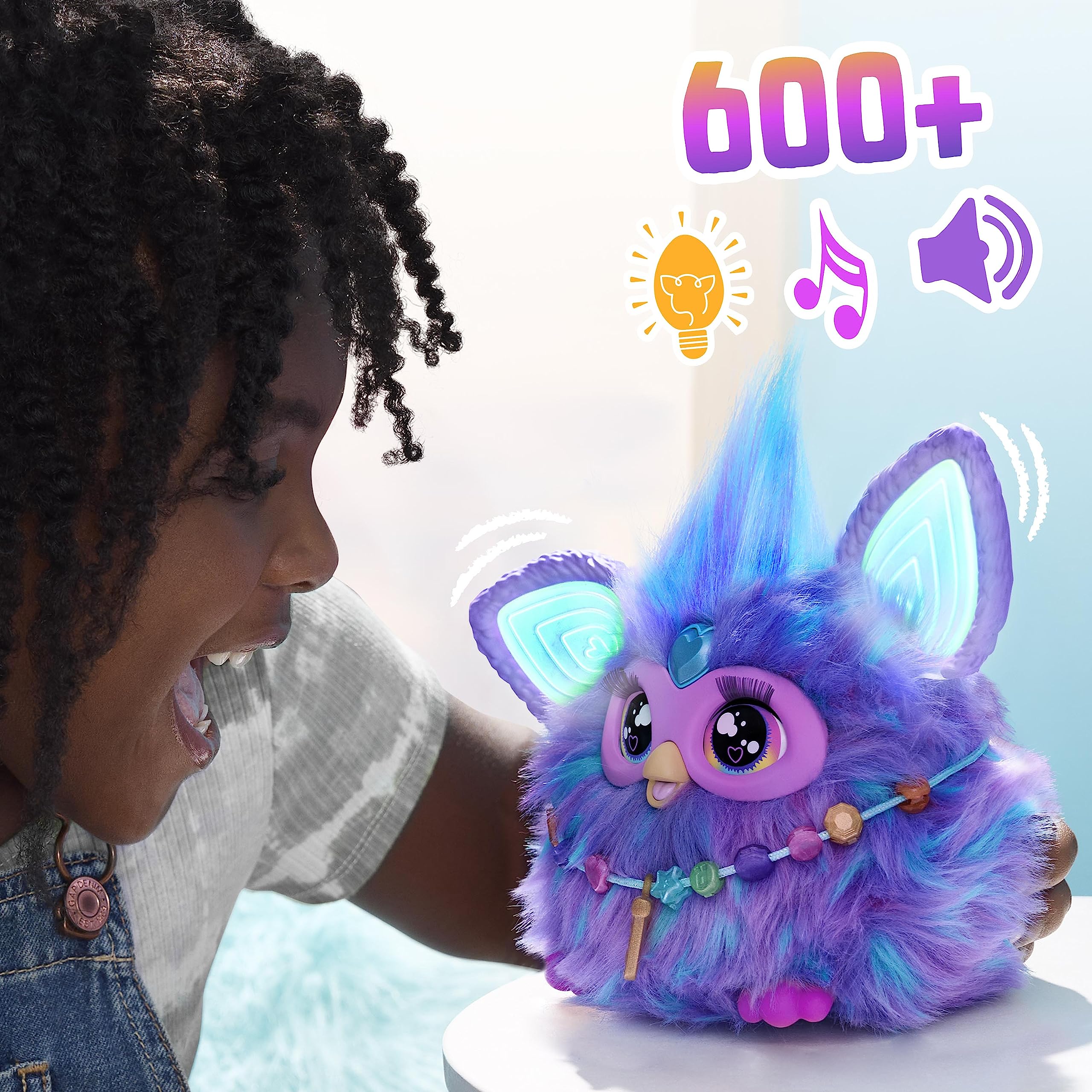 Furby Interactive Plush Toy - Voice Activated, Talking, Singing, Dancing | 6 Inch | Purple 4