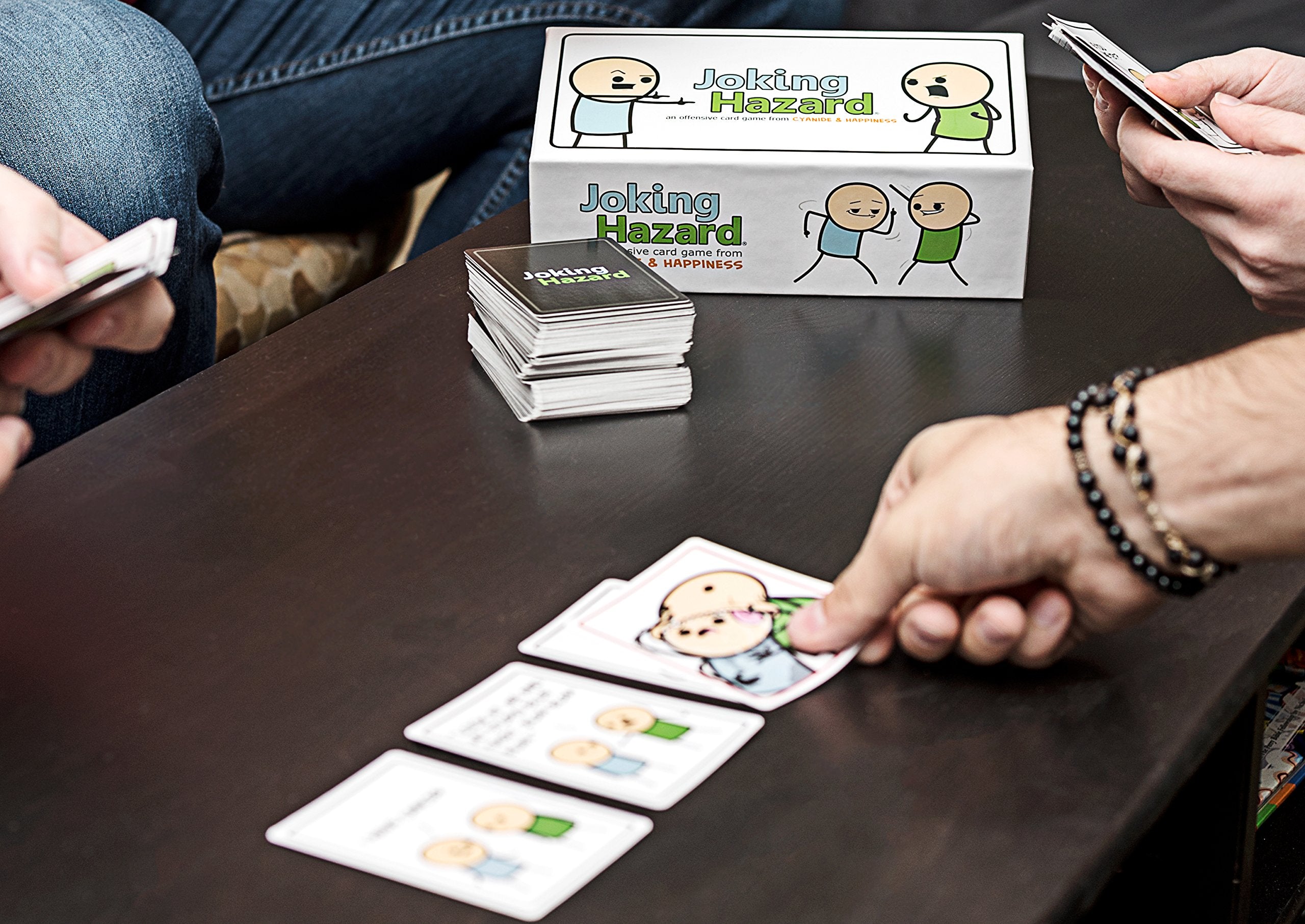 Joking Hazard - Cyanide & Happiness Comic Building Party Game | 3+ Players | 360 Cards