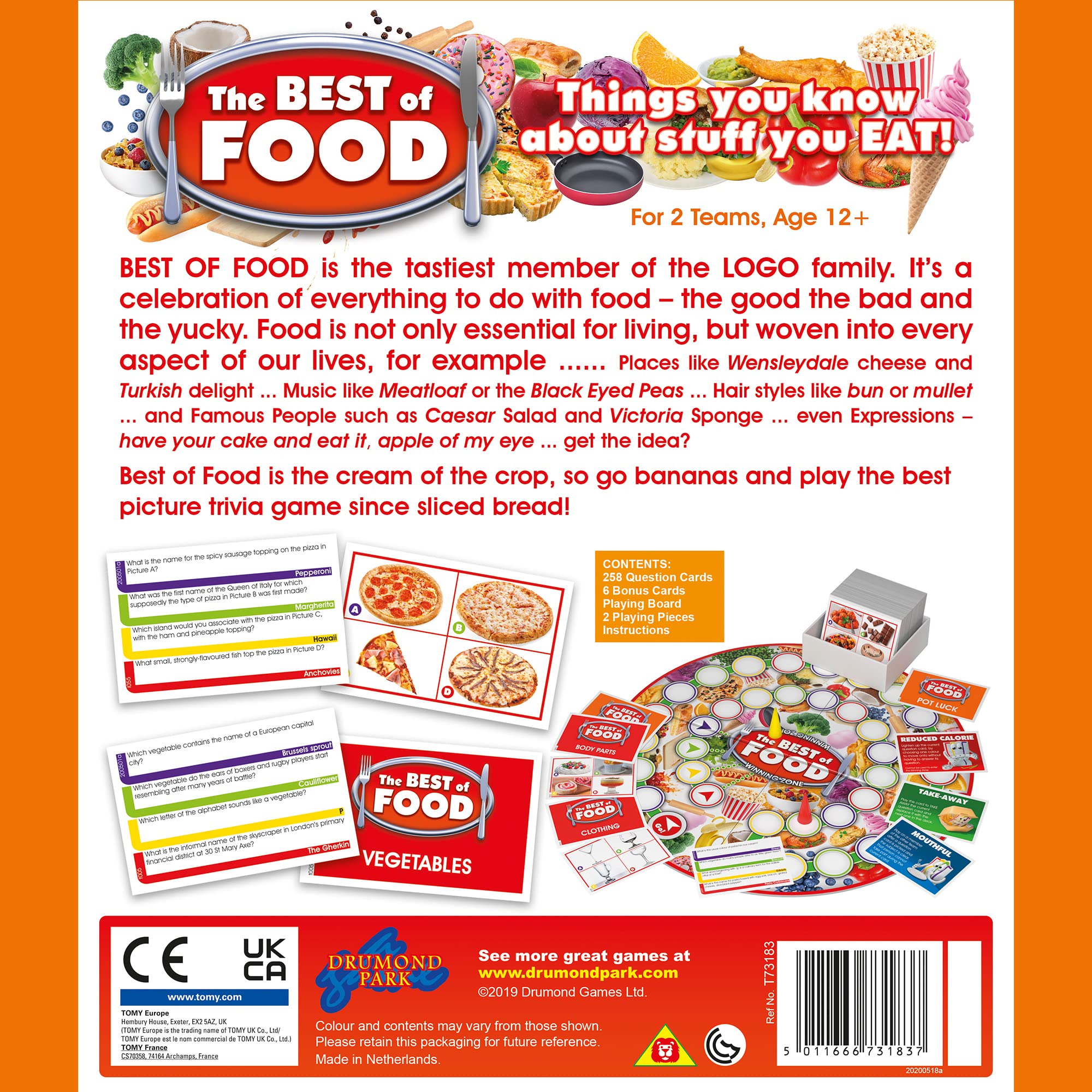Drumond Park Logo Best of Food Board Game 10