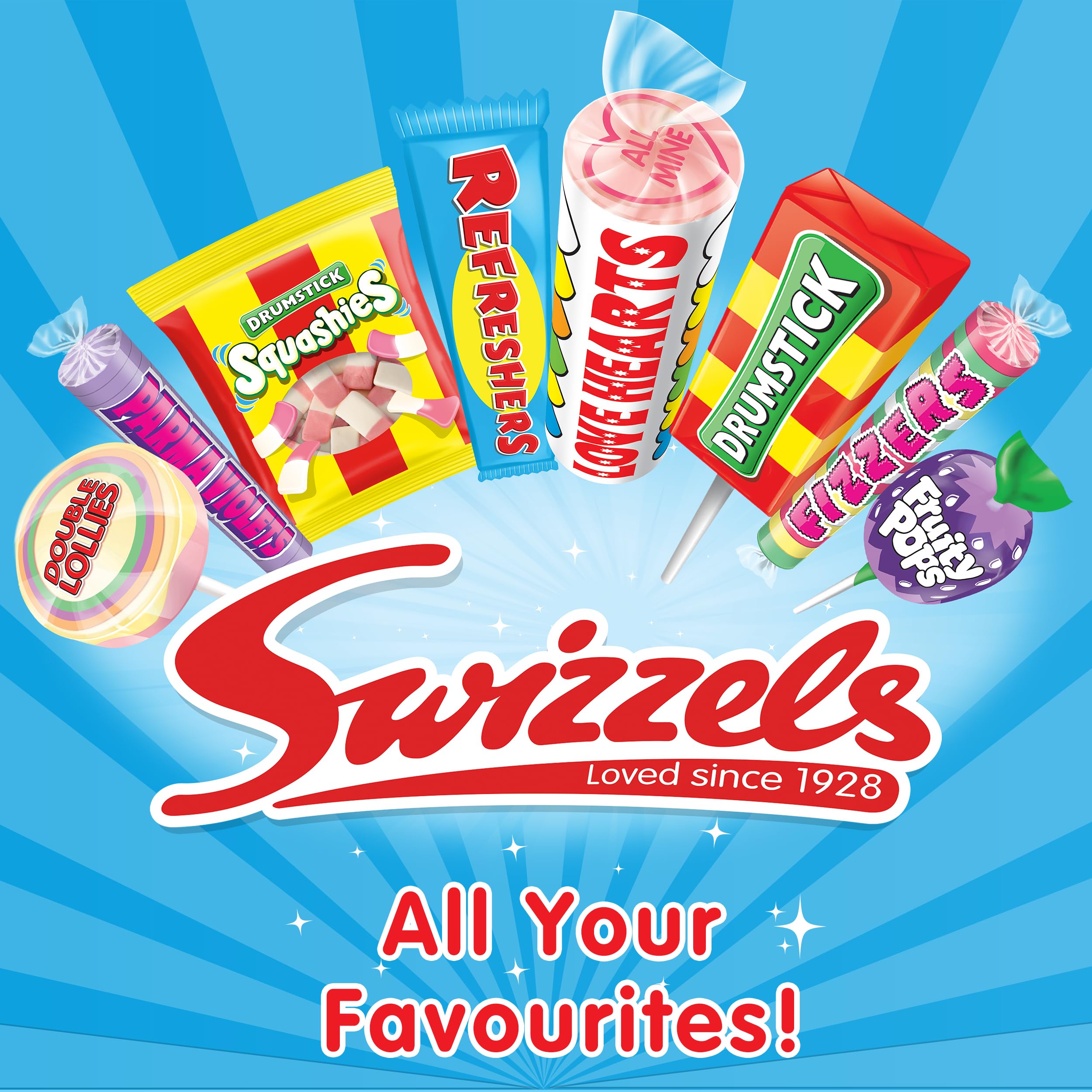 Swizzels Refreshers Choos - Fizzy Fruit Chewy Sweets | 115g Bag 7